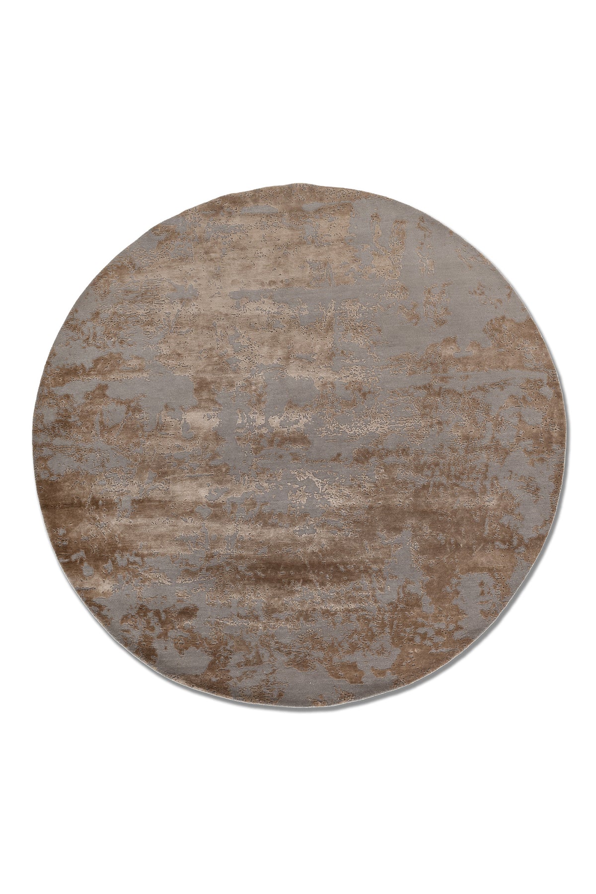 Jaipur Rugs Soft Abstract 6X6 Feet Rug| Ashwood & Honey Hand Knotted Rug Carpet For Living Room