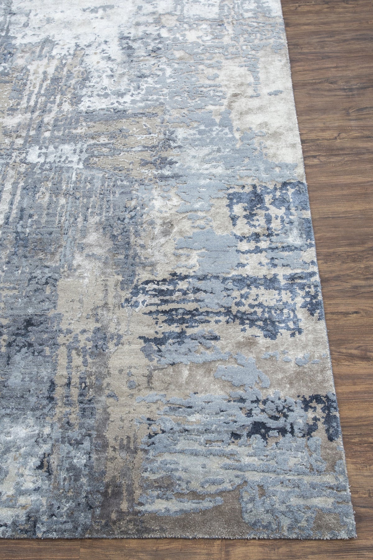 Jaipur Rugs Soft Abstract 5'6X8 Feet Rug| Chicory & Ashwood Hand Knotted Rug Carpet For Living Room