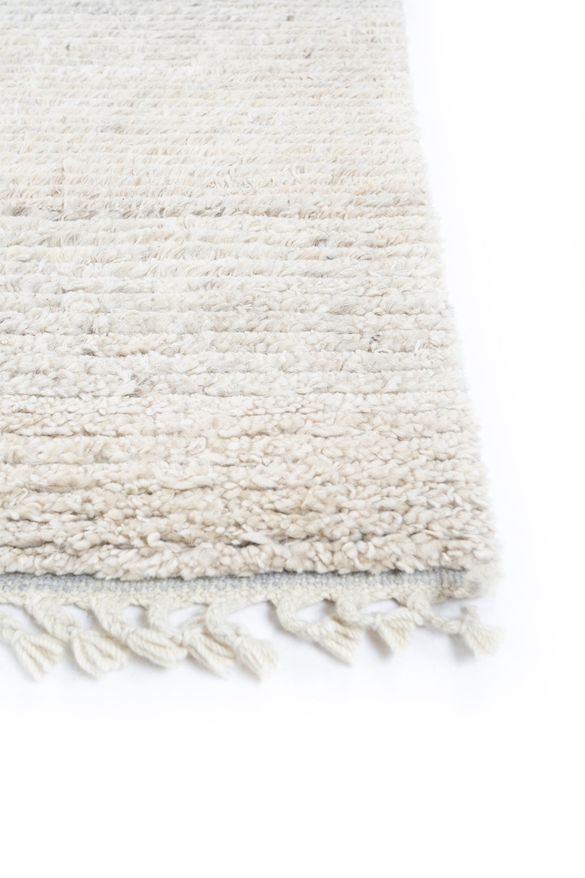 Jaipur Rugs Soft Abstract 4X6 Feet Rug| Natural White Hand Knotted Rug Carpet For Living Room
