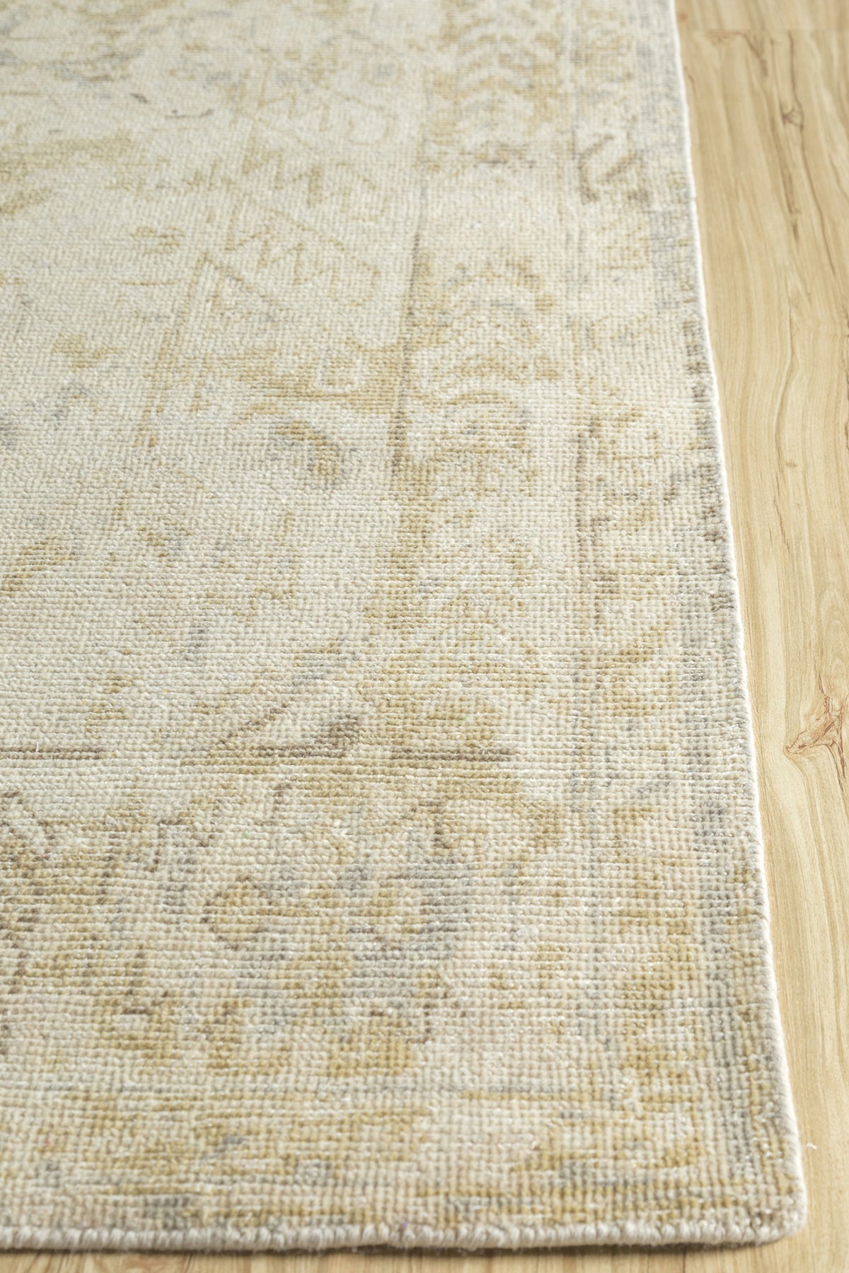 Jaipur Rugs Soft Oriental 4X6 Feet Rug| Spice Brown & Soft Beige Hand Knotted Rug Carpet For Living Room