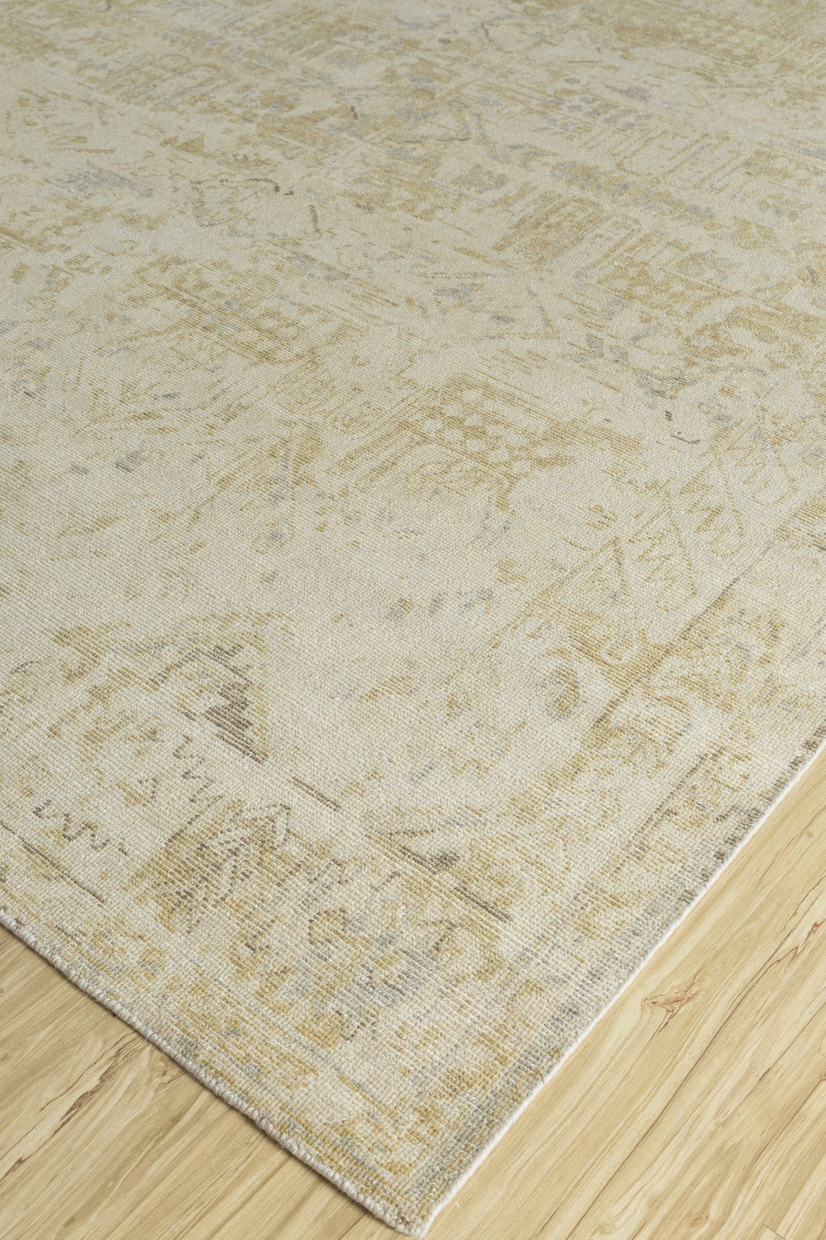 Jaipur Rugs Soft Oriental 4X6 Feet Rug| Spice Brown & Soft Beige Hand Knotted Rug Carpet For Living Room