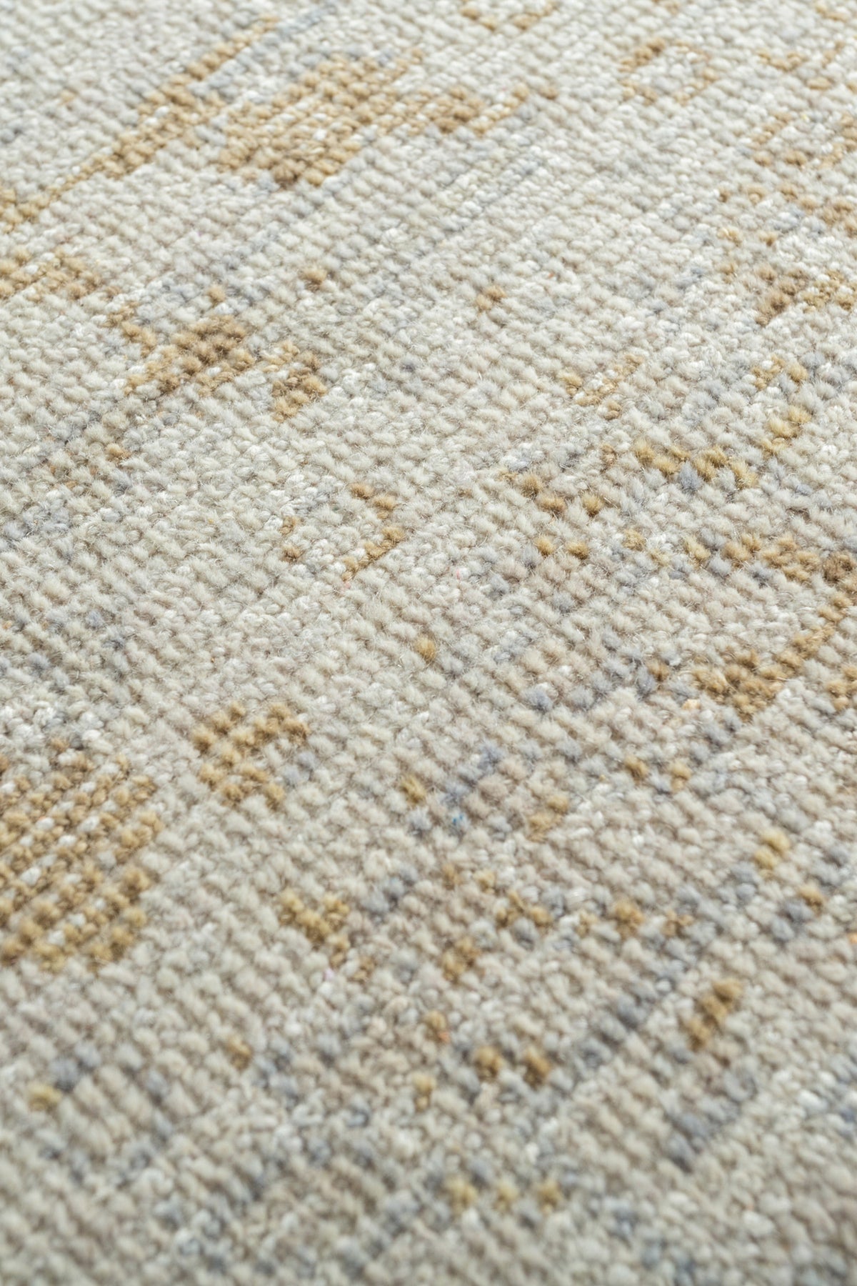 Jaipur Rugs Soft Oriental 4X6 Feet Rug| White & Cloud White Hand Knotted Rug Carpet For Living Room