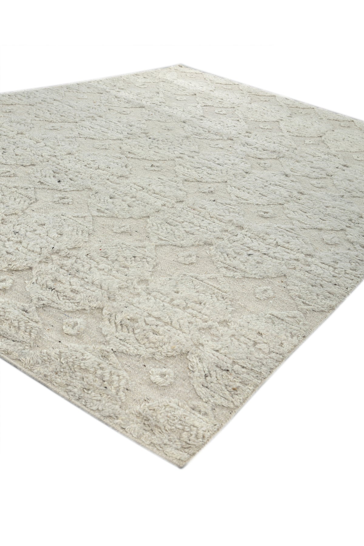 Jaipur Rugs Soft Textured 8'8X11'4 Feet Rug| Nickel Hand Knotted Rug Carpet For Living Room