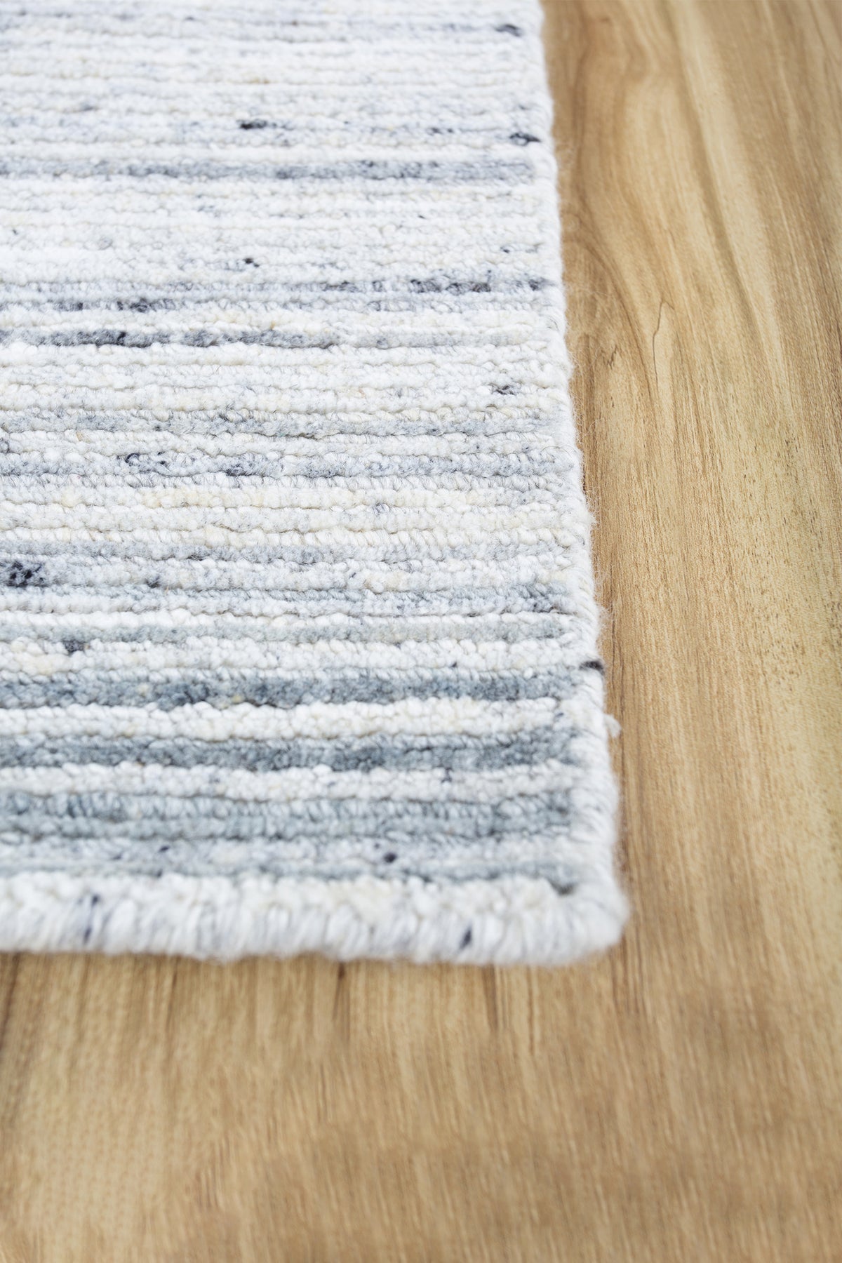 Jaipur Rugs Soft Abstract 5X8 Feet Rug| Natural White Handloom Rug Carpet For Living Room