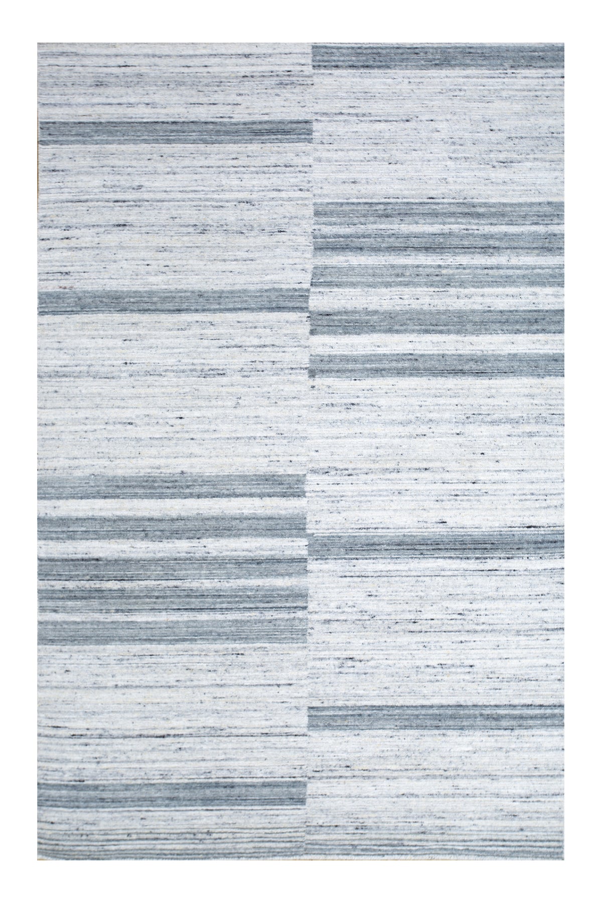 Jaipur Rugs Soft Abstract 5X8 Feet Rug| Natural White Handloom Rug Carpet For Living Room