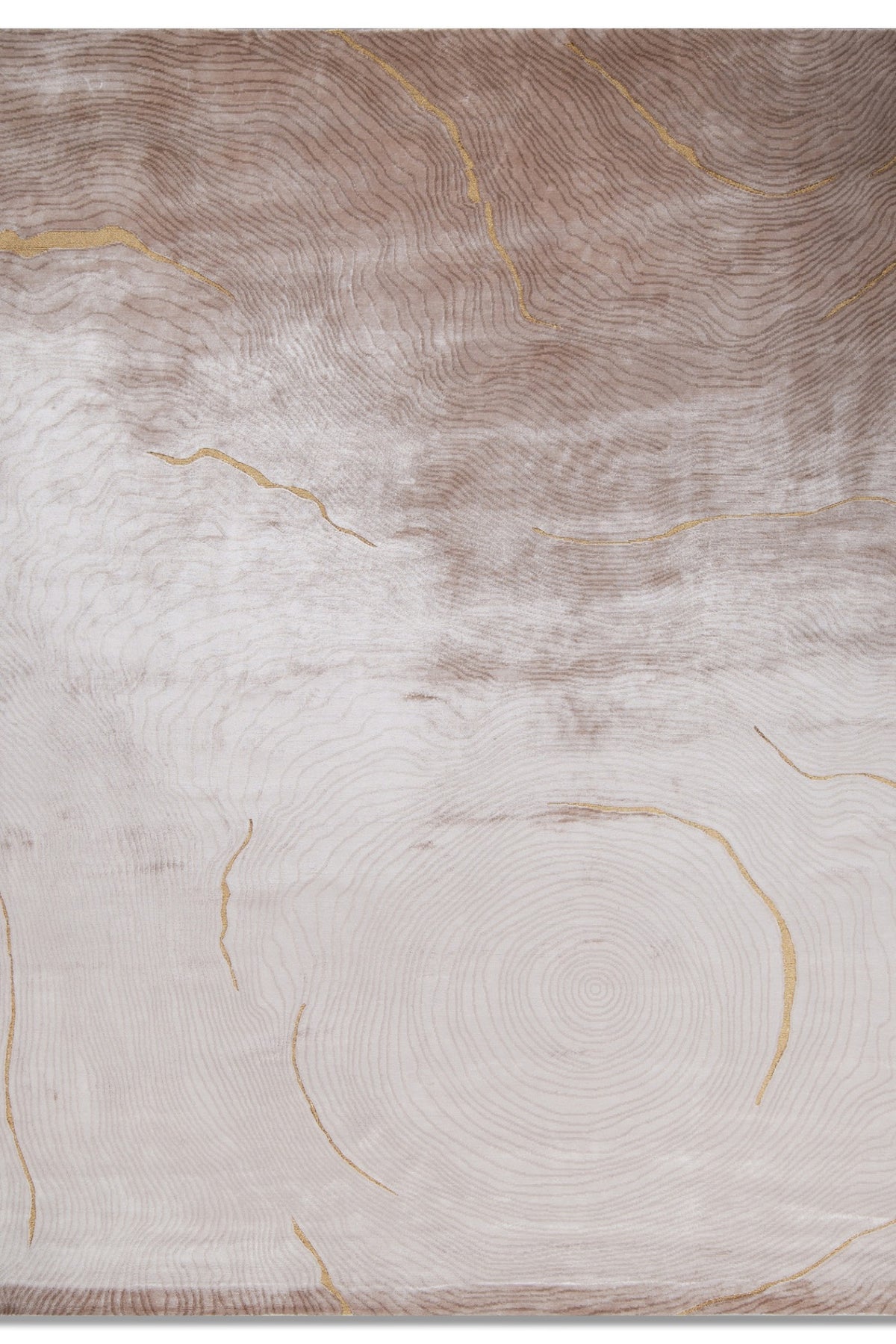 Jaipur Rugs Soft Abstract 5X8 Feet Rug| Light Coffee & Natural Beige Hand Knotted Rug Carpet For Living Room