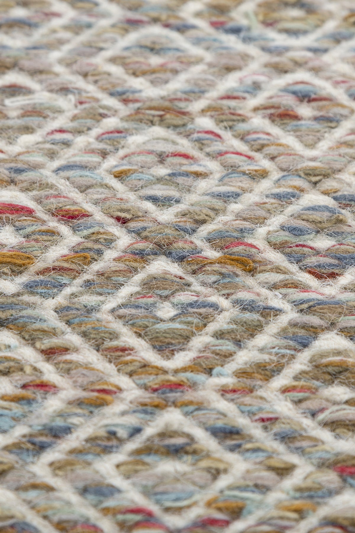 Jaipur Rugs Soft Diamond 6X9 Feet Rug| Amber Gold & Undyed White Hand Knotted Dhurrie Carpet For Living Room
