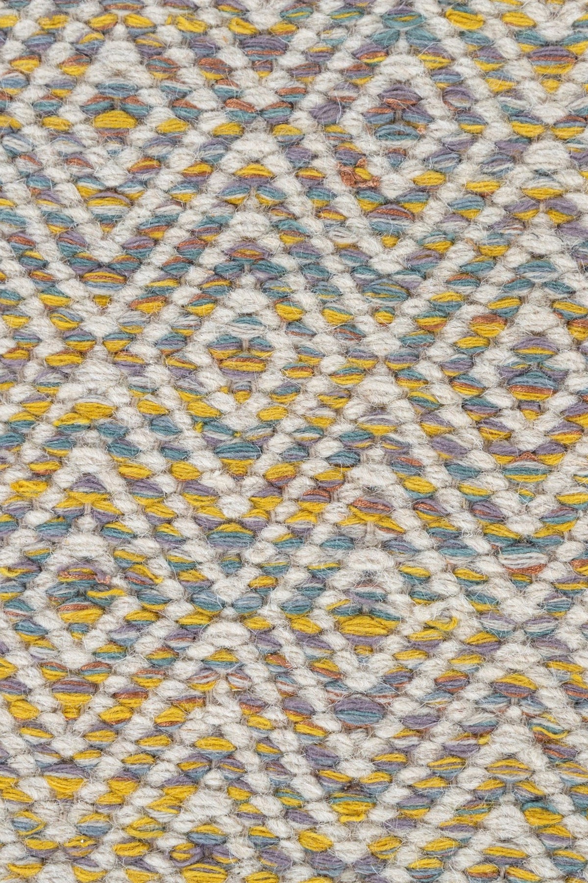 Jaipur Rugs Soft Diamond 6X9 Feet Rug| Savannah Green & Undyed White Hand Knotted Dhurrie Carpet For Living Room