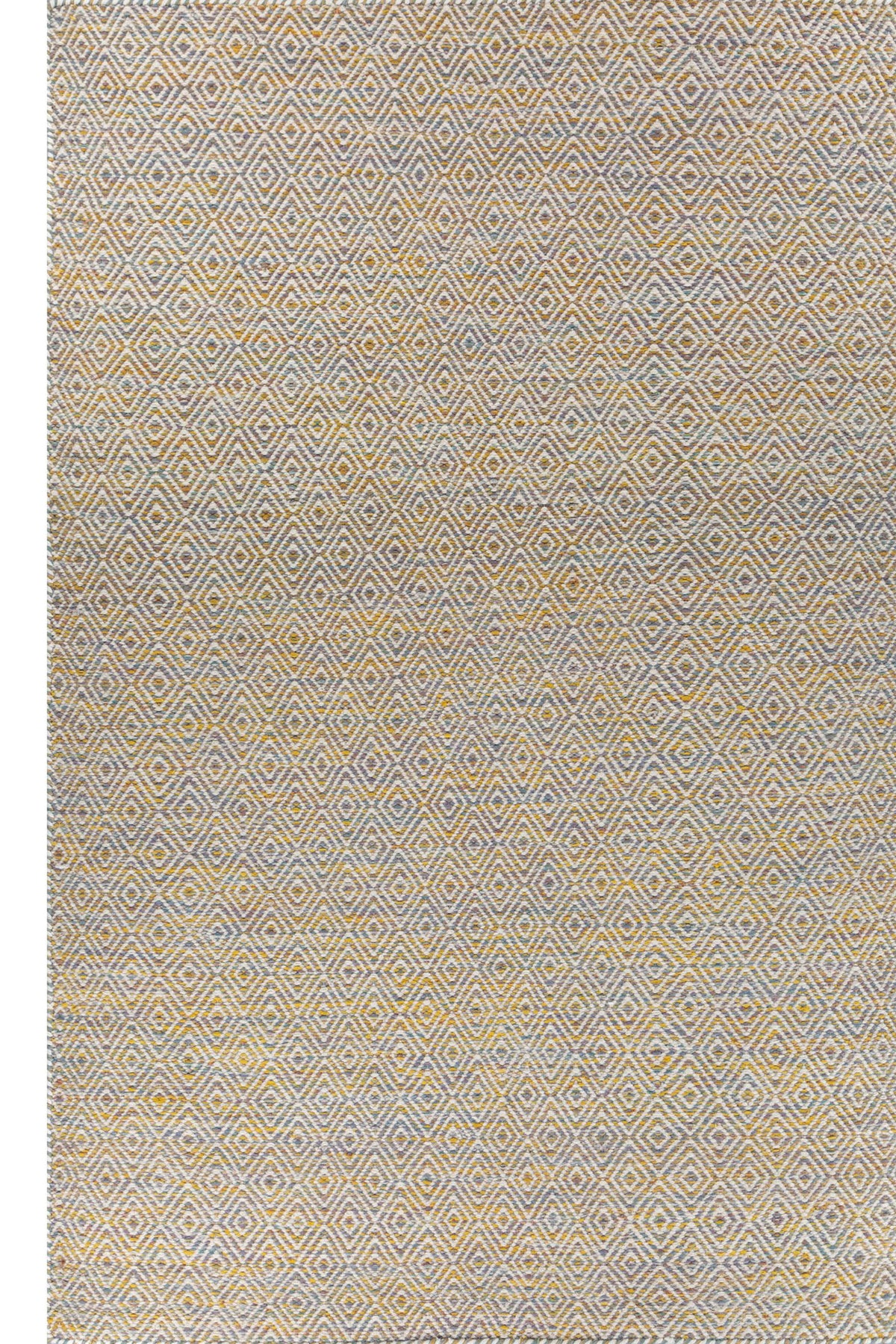 Jaipur Rugs Soft Diamond 6X9 Feet Rug| Savannah Green & Undyed White Hand Knotted Dhurrie Carpet For Living Room