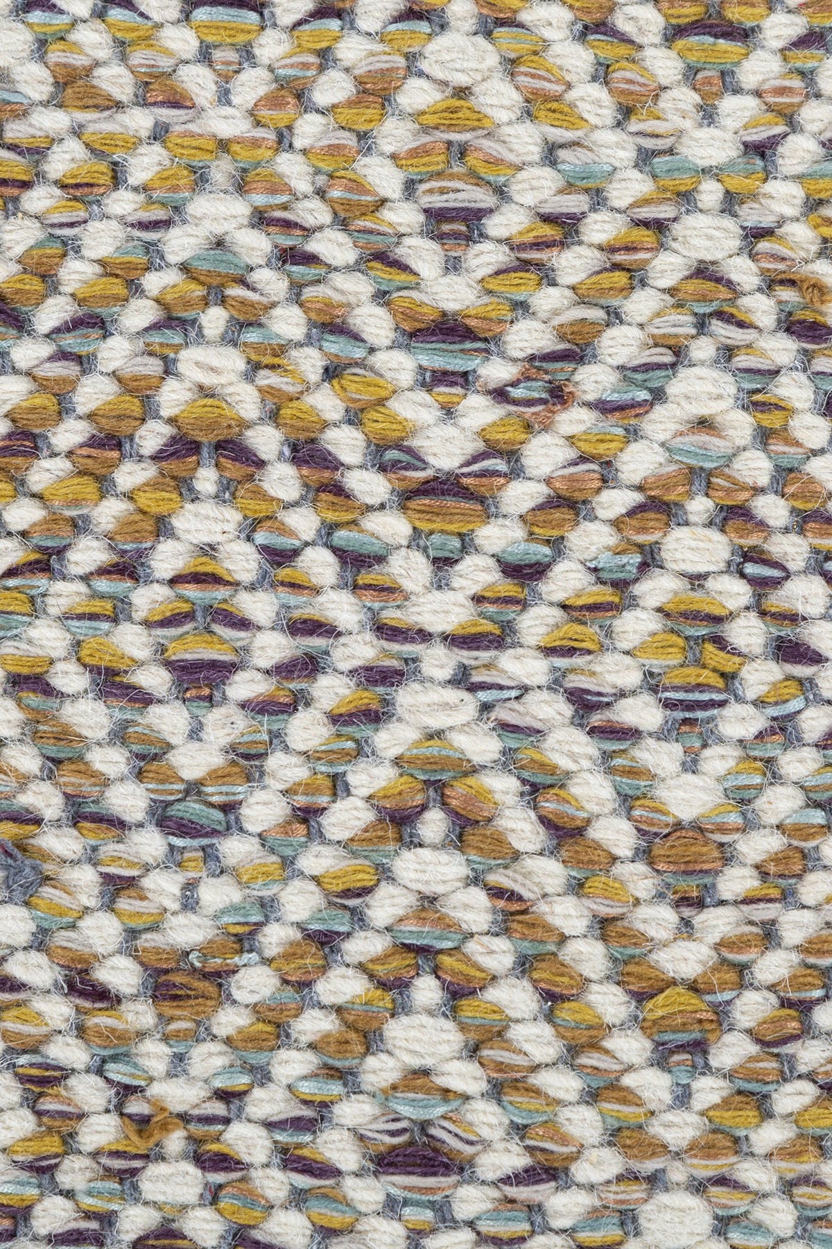 Jaipur Rugs Soft Diamond 6X9 Feet Rug| Continental Plum & Undyed White Hand Knotted Dhurrie Carpet For Living Room