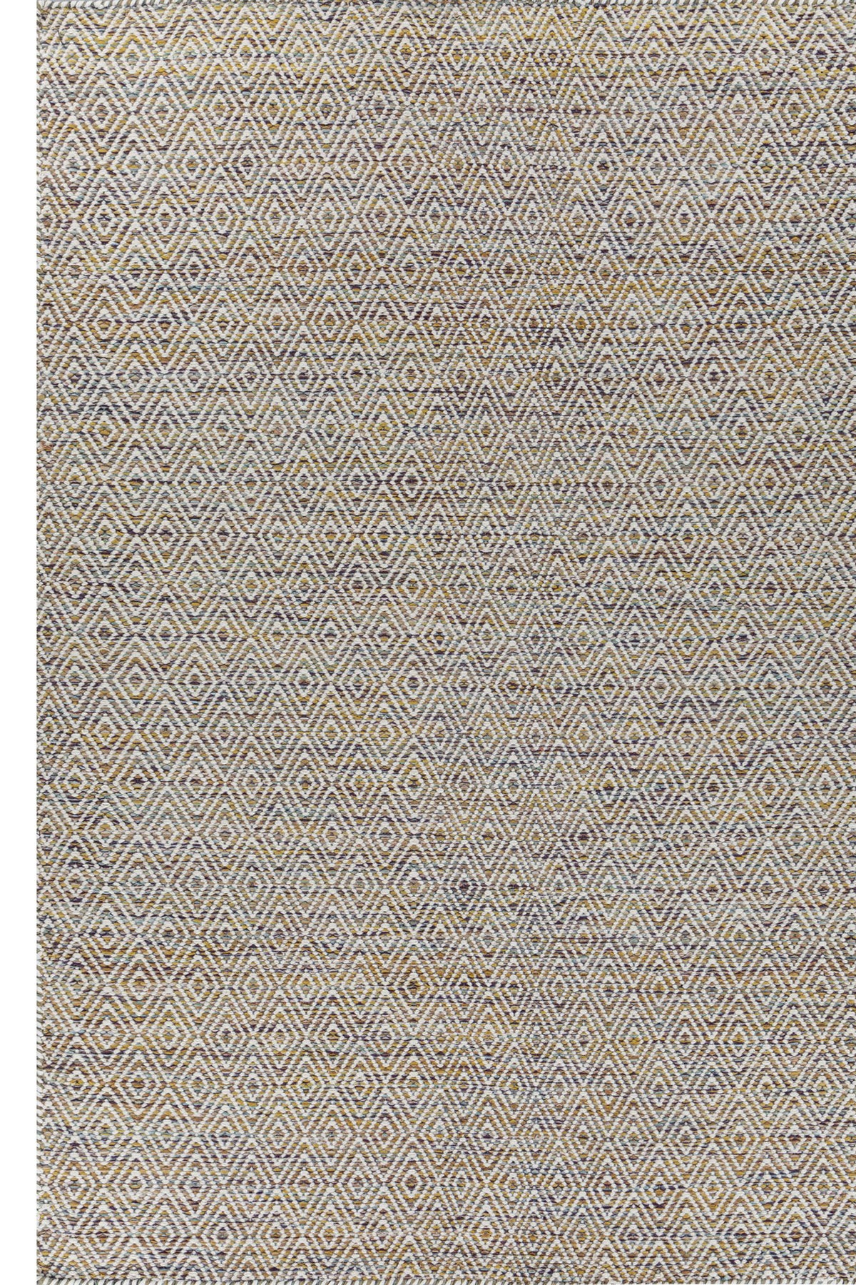 Jaipur Rugs Soft Diamond 6X9 Feet Rug| Continental Plum & Undyed White Hand Knotted Dhurrie Carpet For Living Room