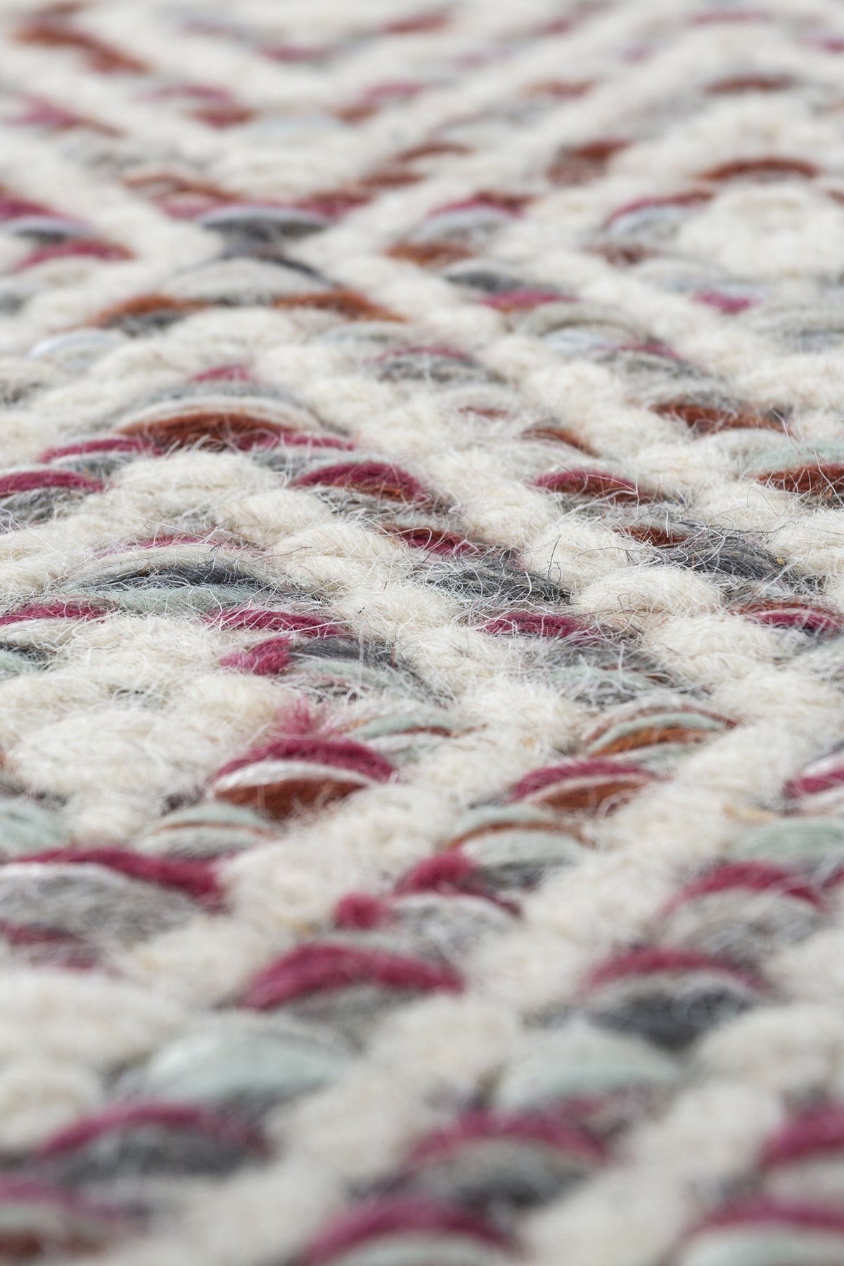 Jaipur Rugs Soft Diamond 6X9 Feet Rug| Mineral & Velvet Red Hand Knotted Dhurrie Carpet For Living Room