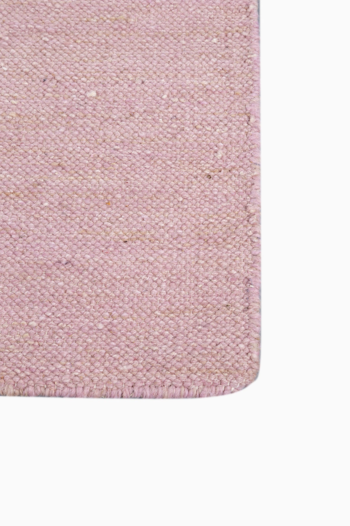 Jaipur Rugs Soft SOLID 6X9 Feet Rug| Pink Tint & Burnished Lilac Hand Knotted Dhurrie Carpet For Living Room