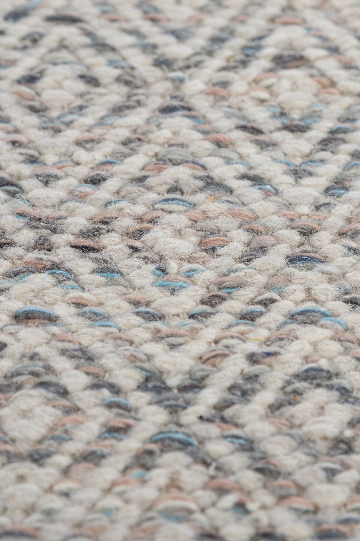Jaipur Rugs Soft Diamond 5X8 Feet Rug| Light Coral & Undyed White Hand Knotted Dhurrie Carpet For Living Room