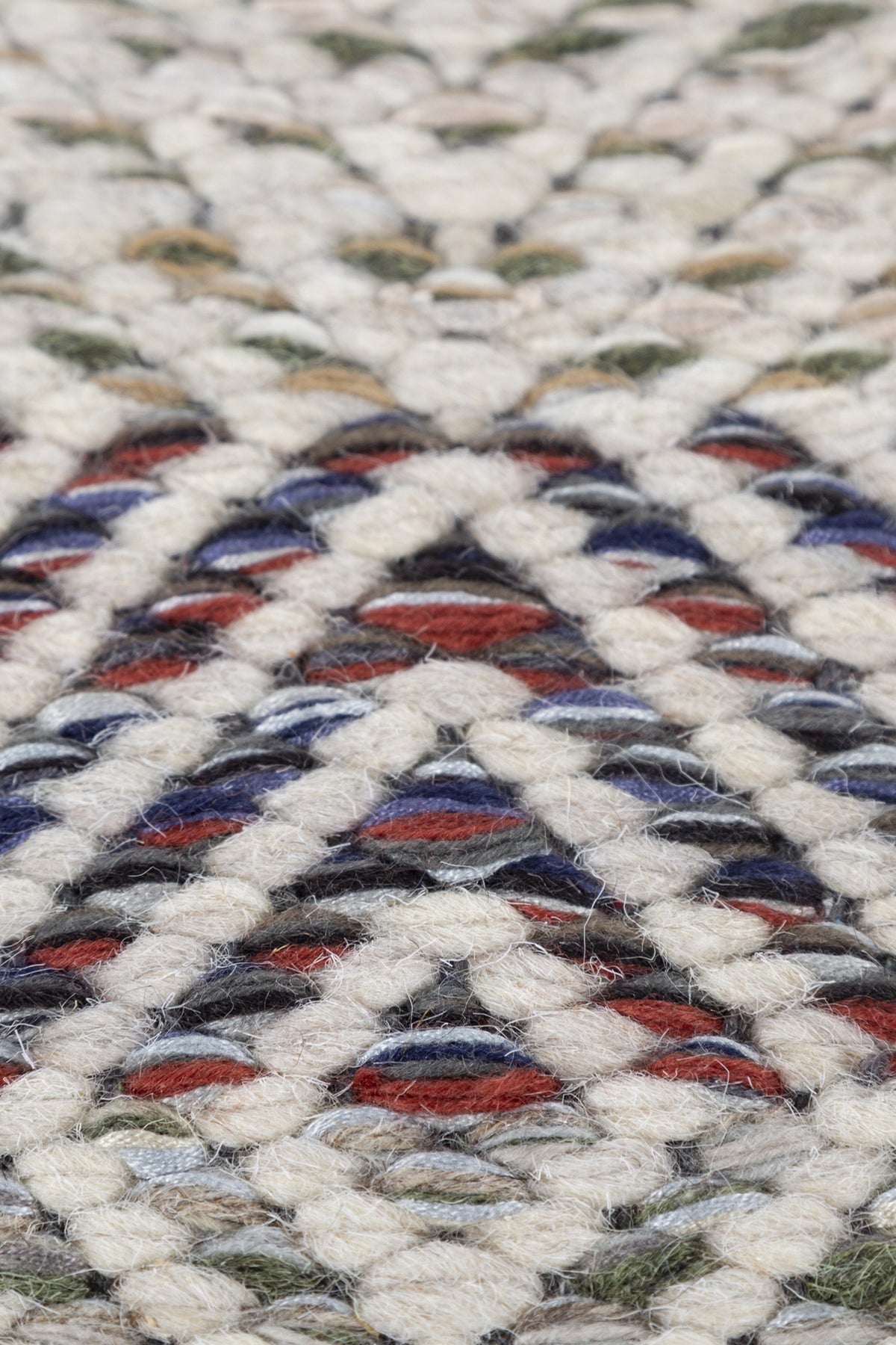 Jaipur Rugs Soft Diamond 6X9 Feet Rug| Deep Navy & Silver Ash Hand Knotted Dhurrie Carpet For Living Room