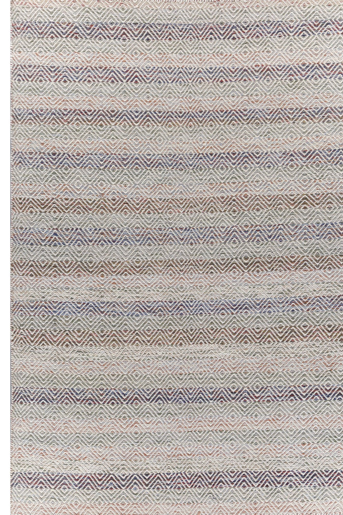 Jaipur Rugs Soft Diamond 6X9 Feet Rug| Deep Navy & Silver Ash Hand Knotted Dhurrie Carpet For Living Room