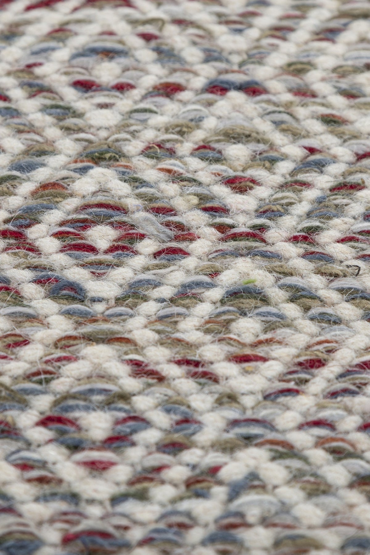 Jaipur Rugs Soft Diamond 6X9 Feet Rug| Velvet Red & Undyed White Hand Knotted Dhurrie Carpet For Living Room