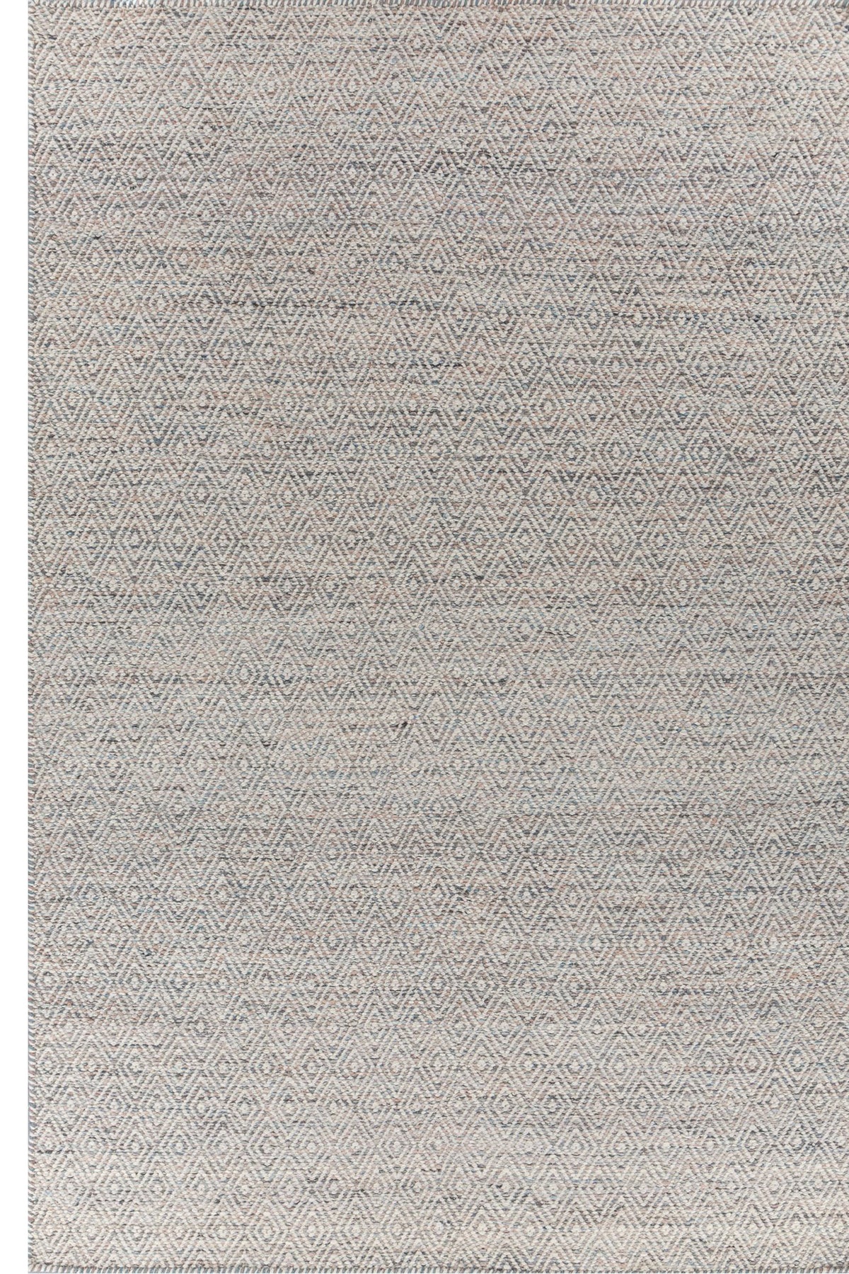 Jaipur Rugs Soft Diamond 6X9 Feet Rug| Light Coral & Undyed White Hand Knotted Dhurrie Carpet For Living Room