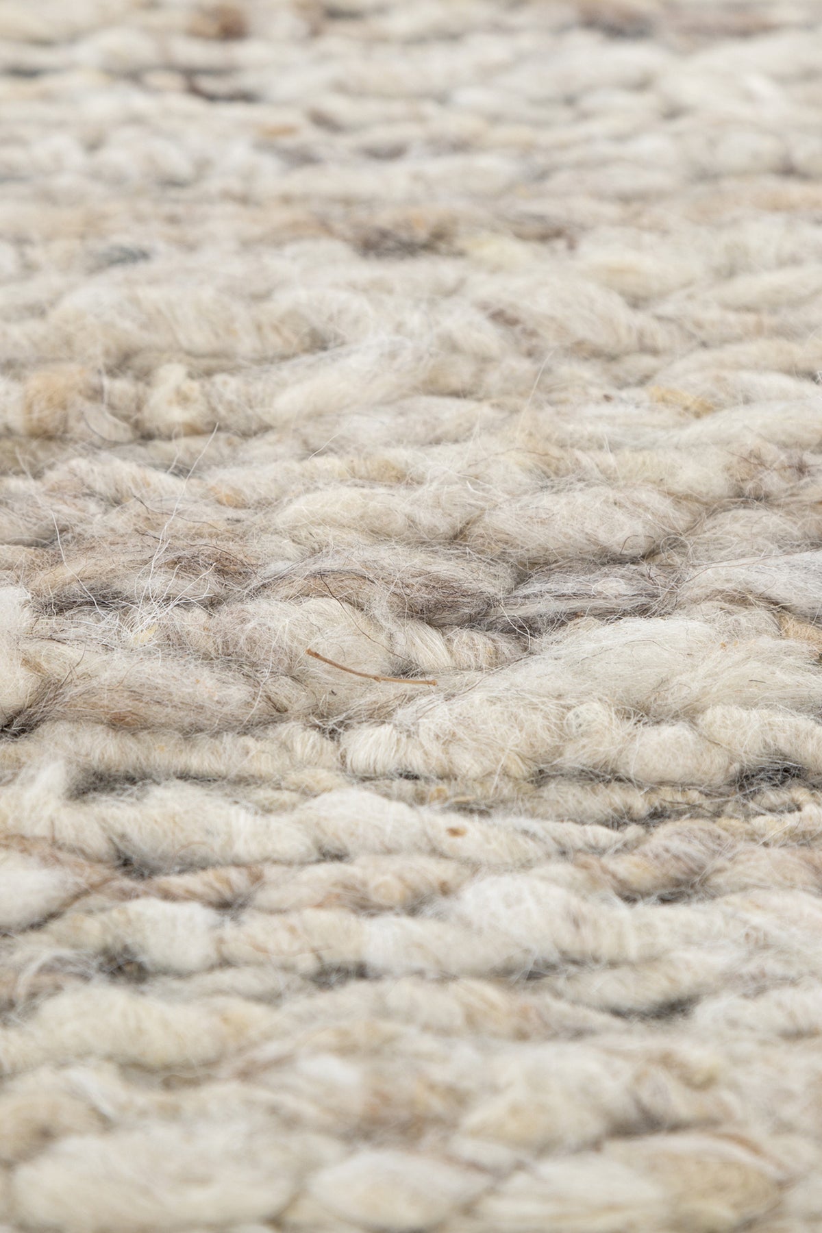 Jaipur Rugs Soft Textured 5X8 Feet Rug| Dark Frost Gray & Natural Cream Hand Knotted Dhurrie Carpet For Living Room