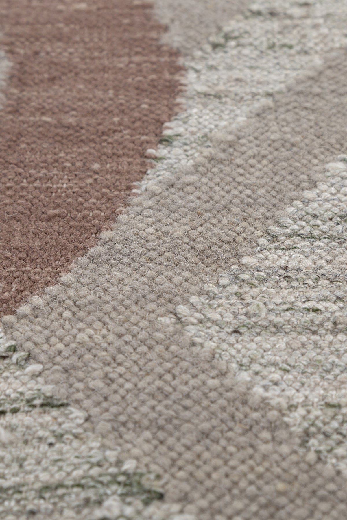 Jaipur Rugs Soft Modern Geomatric 5X8 Feet Rug| White Ice & Classic Gray Hand Knotted Dhurrie Carpet For Living Room