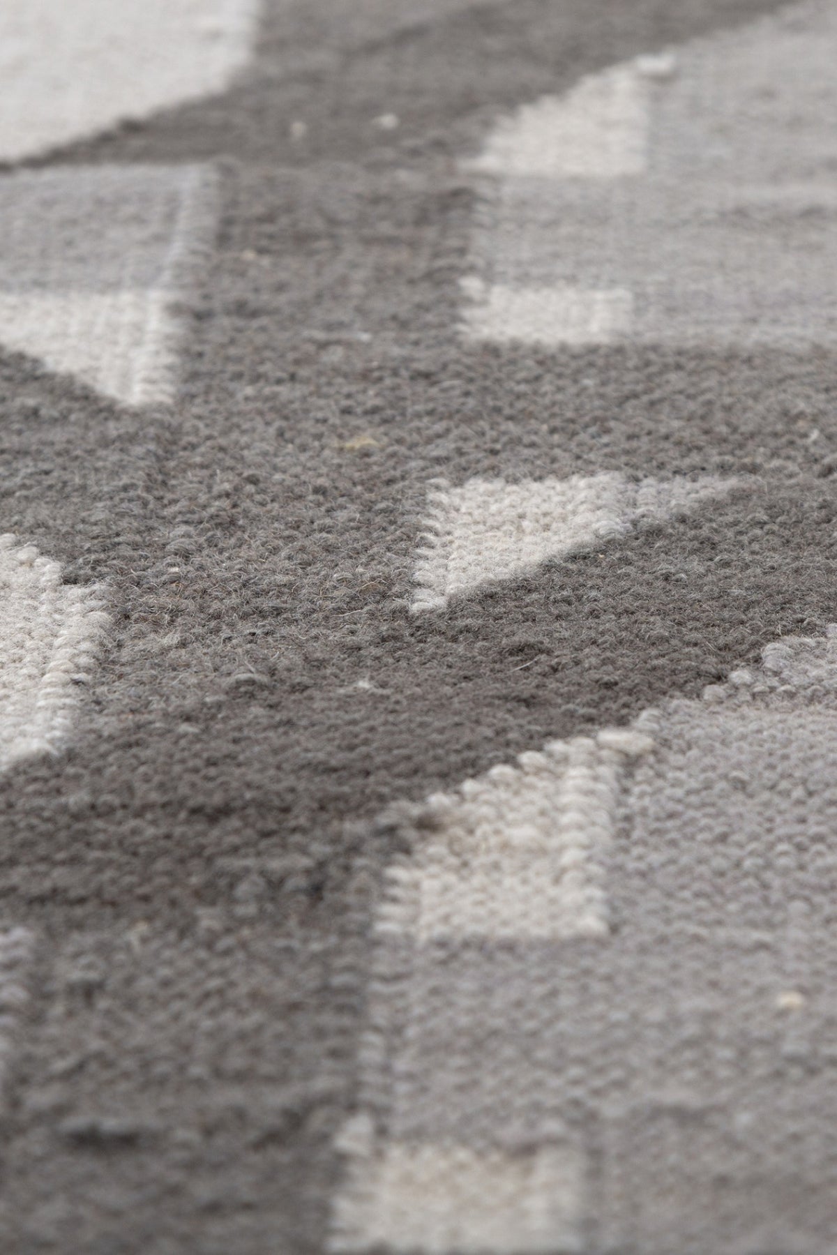 Jaipur Rugs Soft Trellis 6X9 Feet Rug| Charcoal Slate & Light Silver Hand Knotted Dhurrie Carpet For Living Room