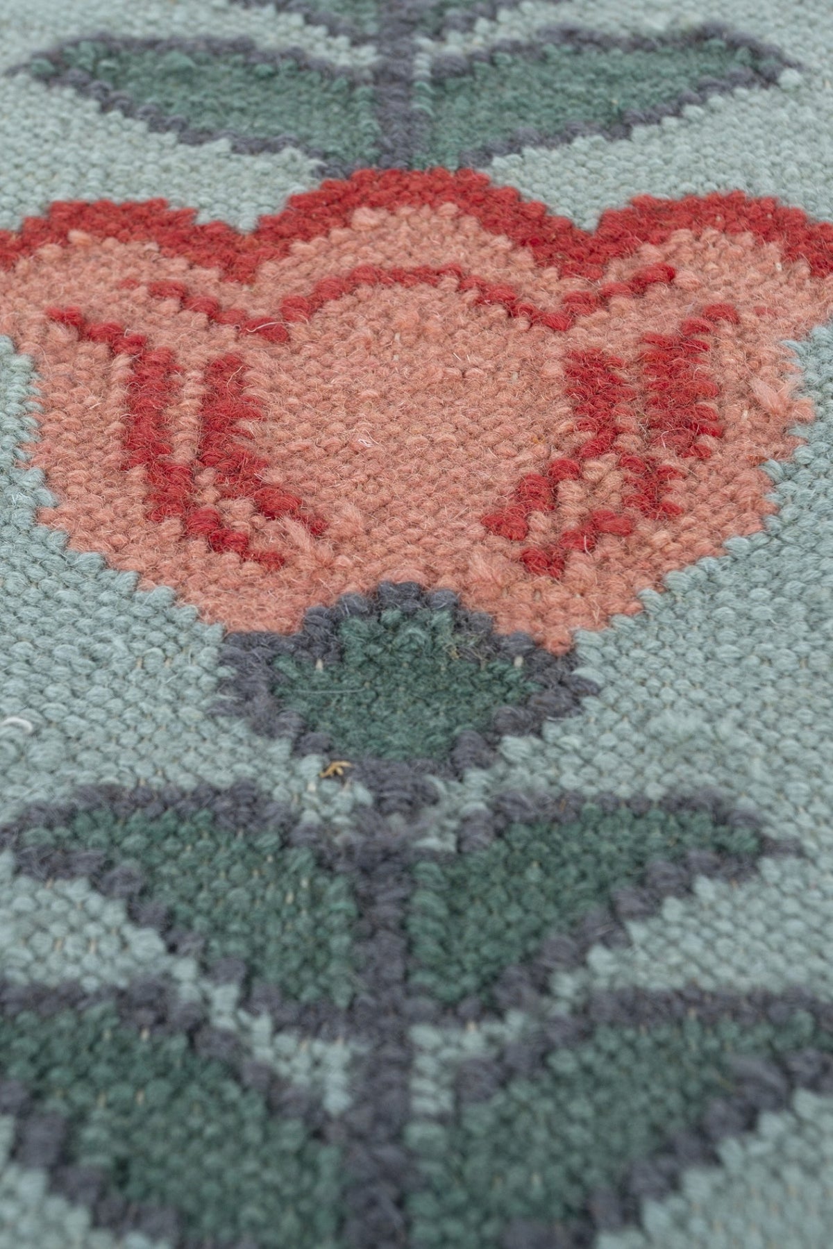 Jaipur Rugs Soft Ethnic Floral 5X8 Feet Rug| Lichen & Capri Hand Knotted Dhurrie Carpet For Living Room