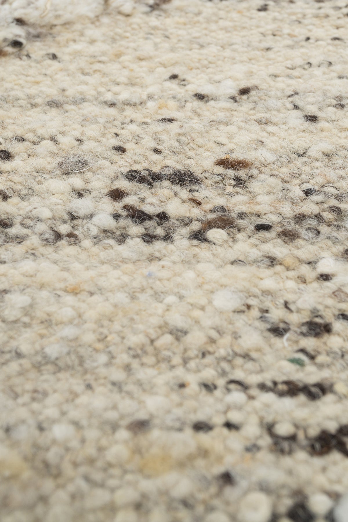 Jaipur Rugs Soft Moroccan and Tribal 6'6X9'10 Feet Rug| Natural Cream & Natural White Hand Knotted Dhurrie Carpet For Living Room