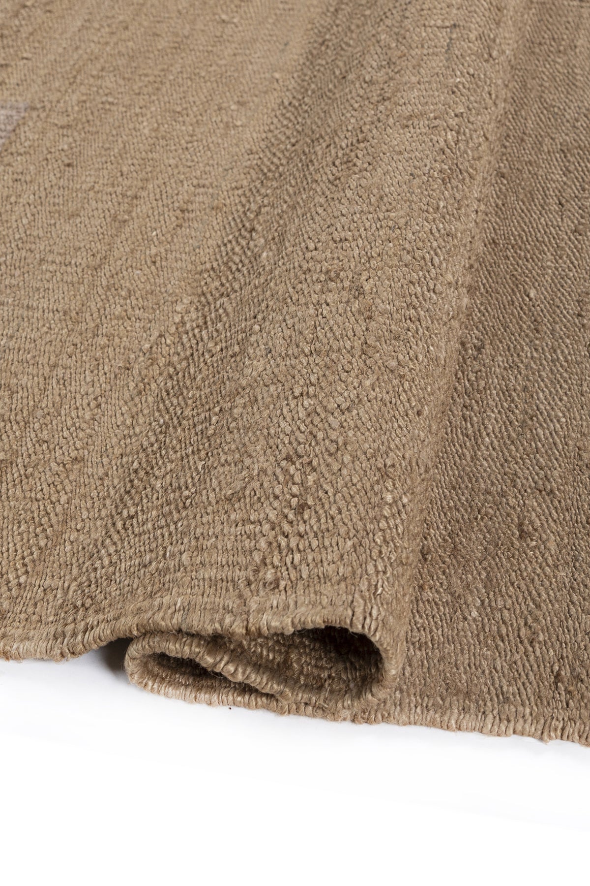 Jaipur Rugs Soft Geometric 5X8 Feet Rug| Oatmeal & Medium Brown Hand Knotted Dhurrie Carpet For Living Room