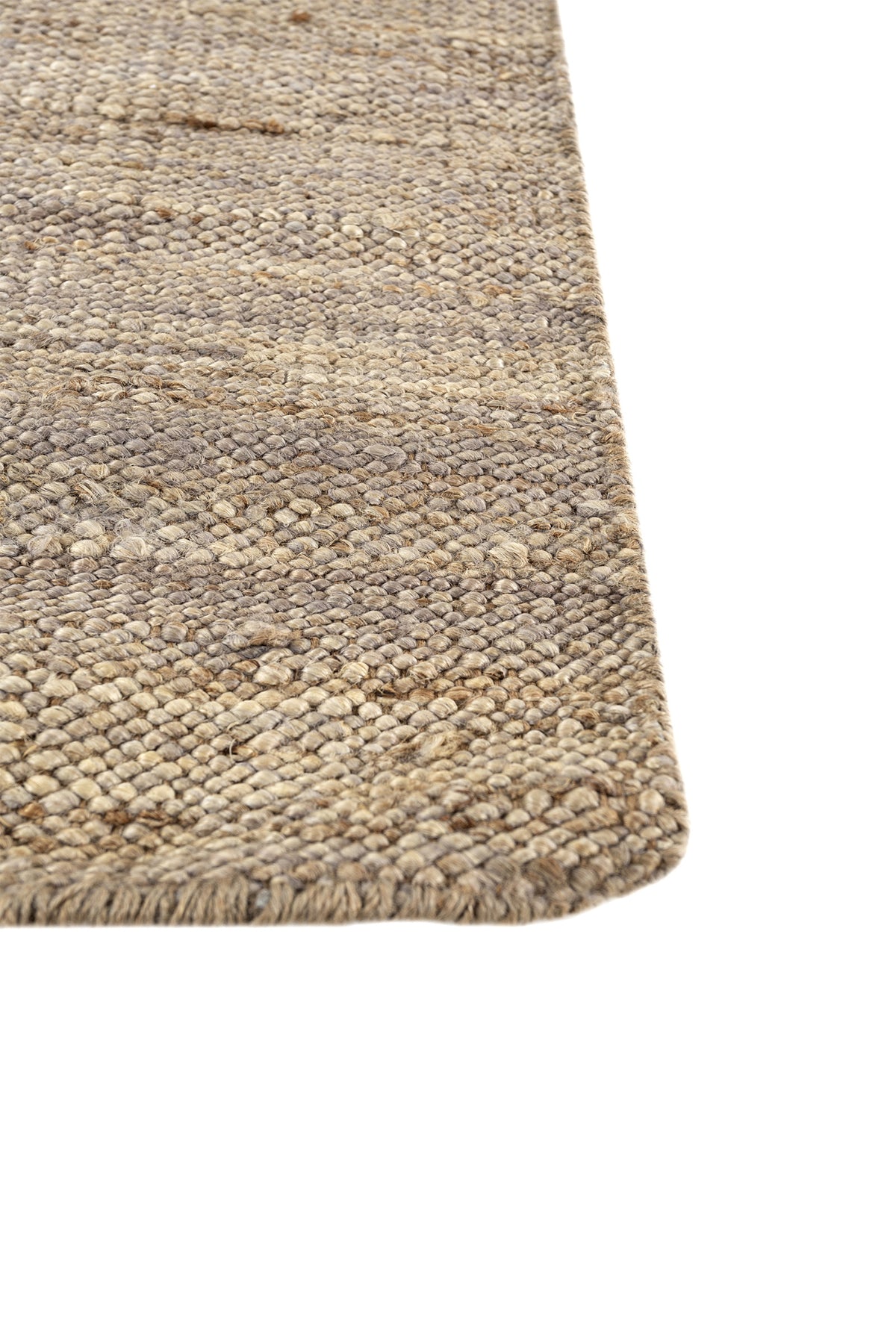 Jaipur Rugs Soft Geometric 6X9 Feet Rug| Silver Mink & Oatmeal Hand Knotted Dhurrie Carpet For Living Room