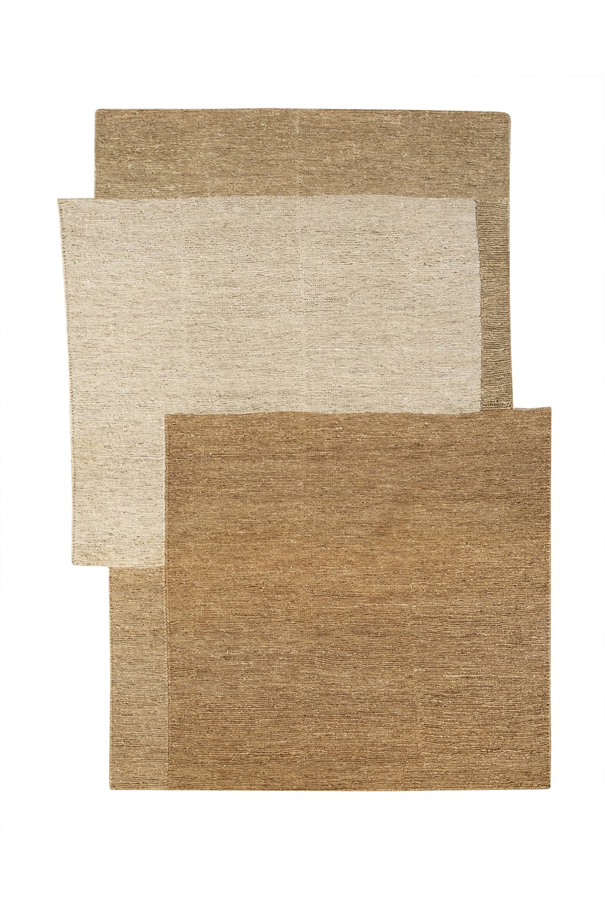 Jaipur Rugs Soft Geometric 6X9 Feet Rug| Mocha & Cloud White Hand Knotted Dhurrie Carpet For Living Room