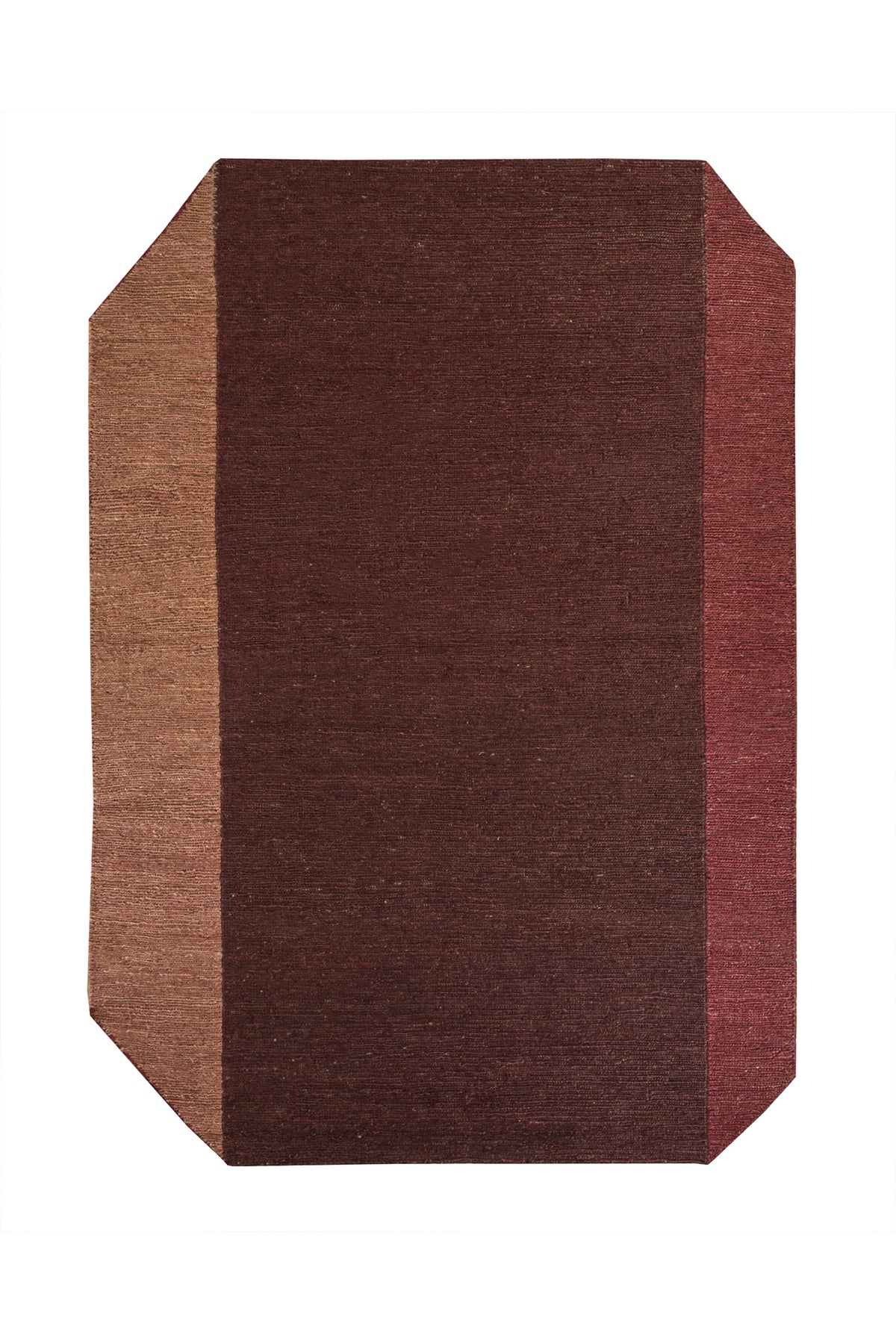 Jaipur Rugs Soft Geometric 6X9 Feet Rug| Tibetan Red & Autumn Leaf Hand Knotted Dhurrie Carpet For Living Room