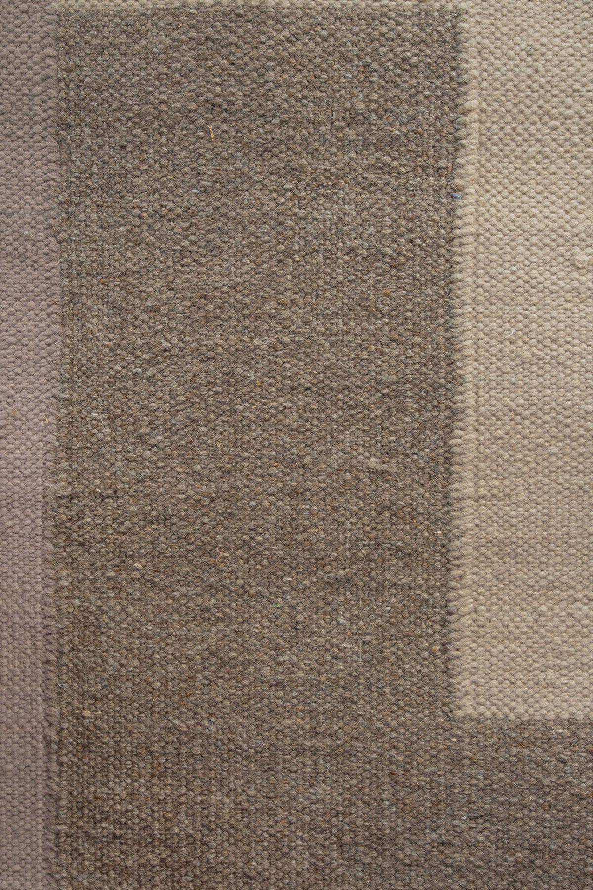 Jaipur Rugs Soft Geometric Striped 5X8 Feet Rug| Medium Fawn & Lilac Hush Hand Knotted Dhurrie Carpet For Living Room