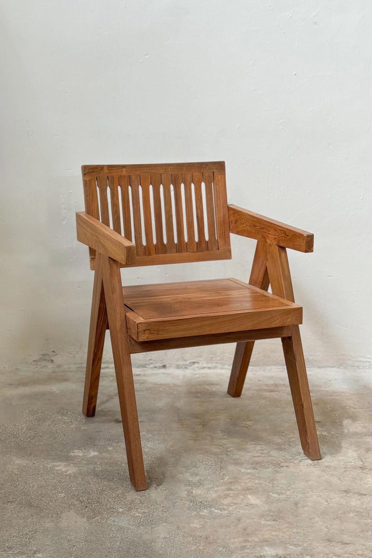 Severino Reclaimed Teakwood Brown & Natural Chair