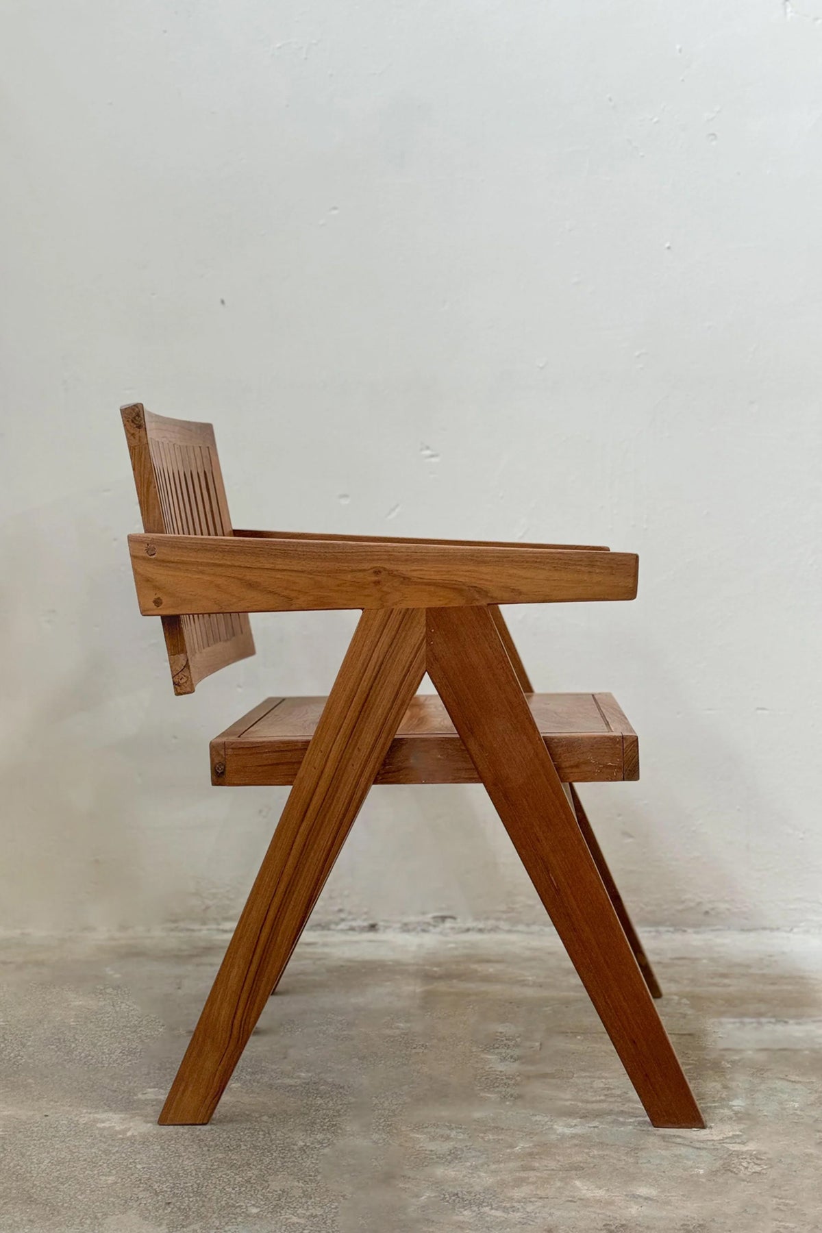 Severino Reclaimed Teakwood Brown & Natural Chair