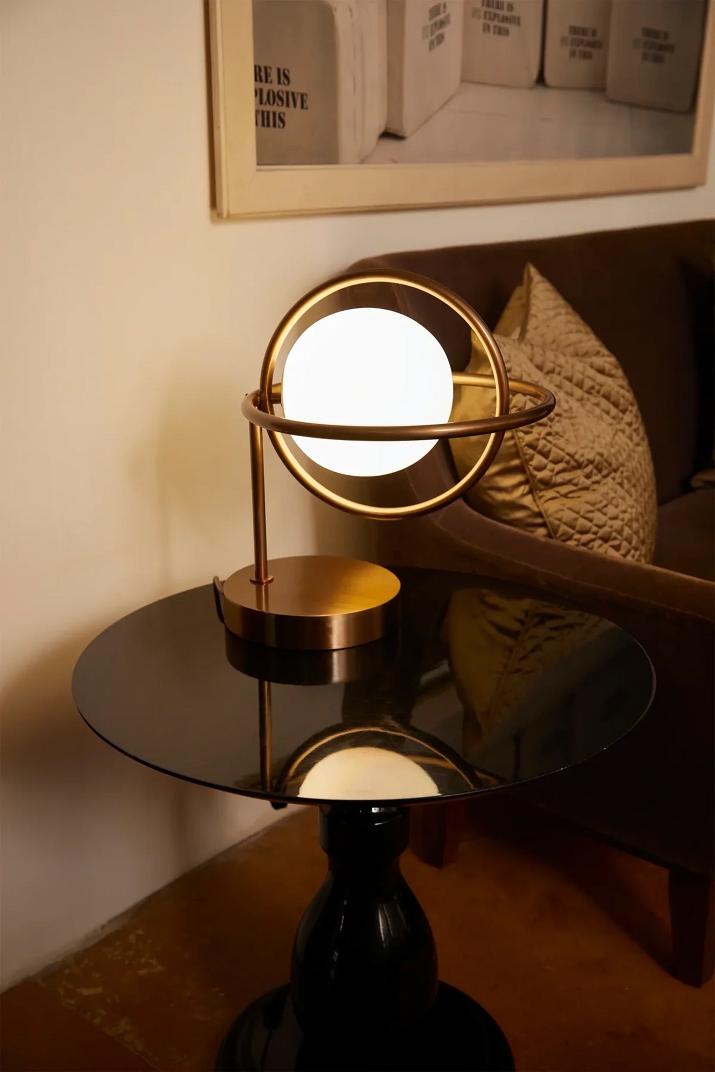 SOL Eclipse Sphere Table Lamp