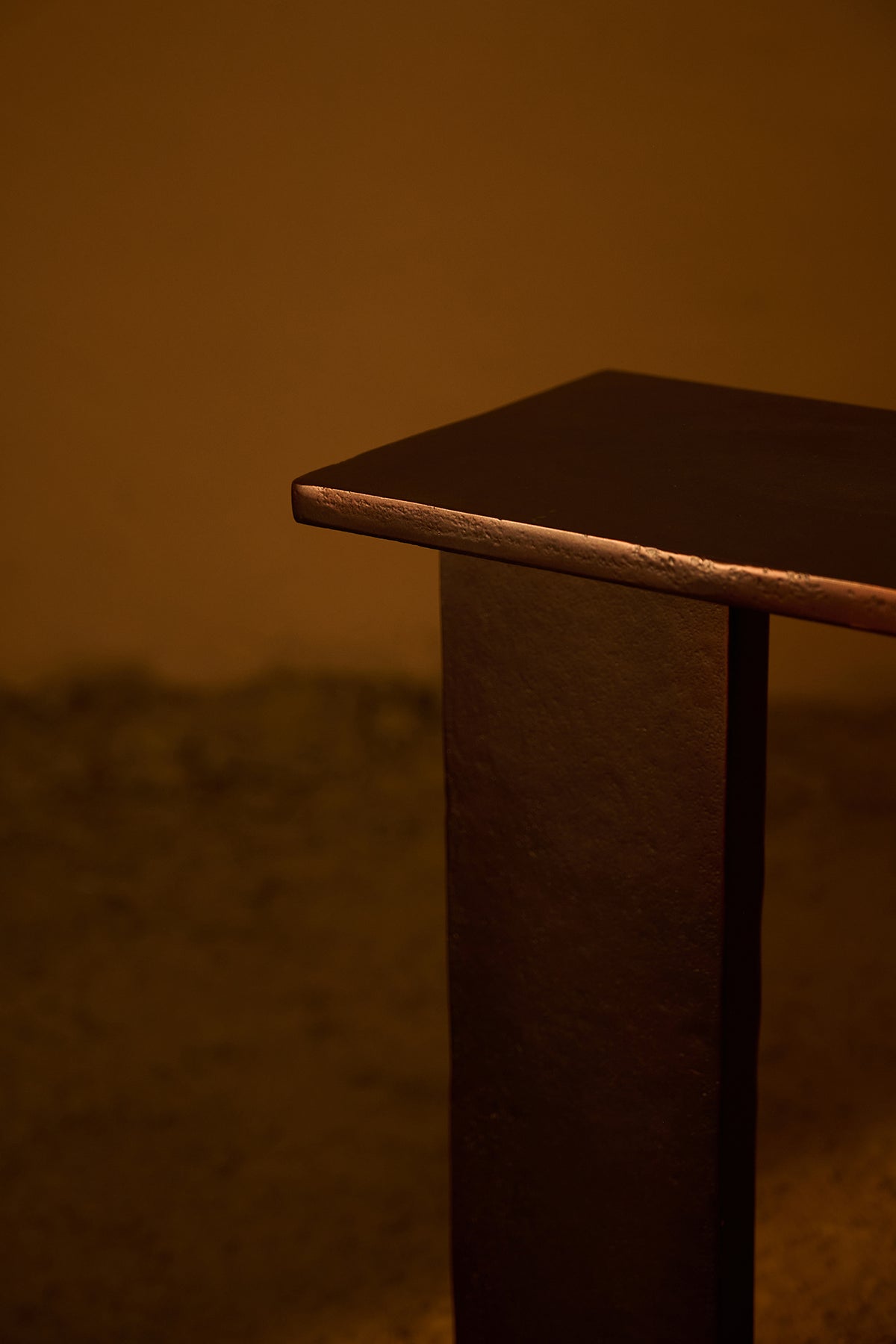 Saral New CAST ALUMINIUM Copper Side table