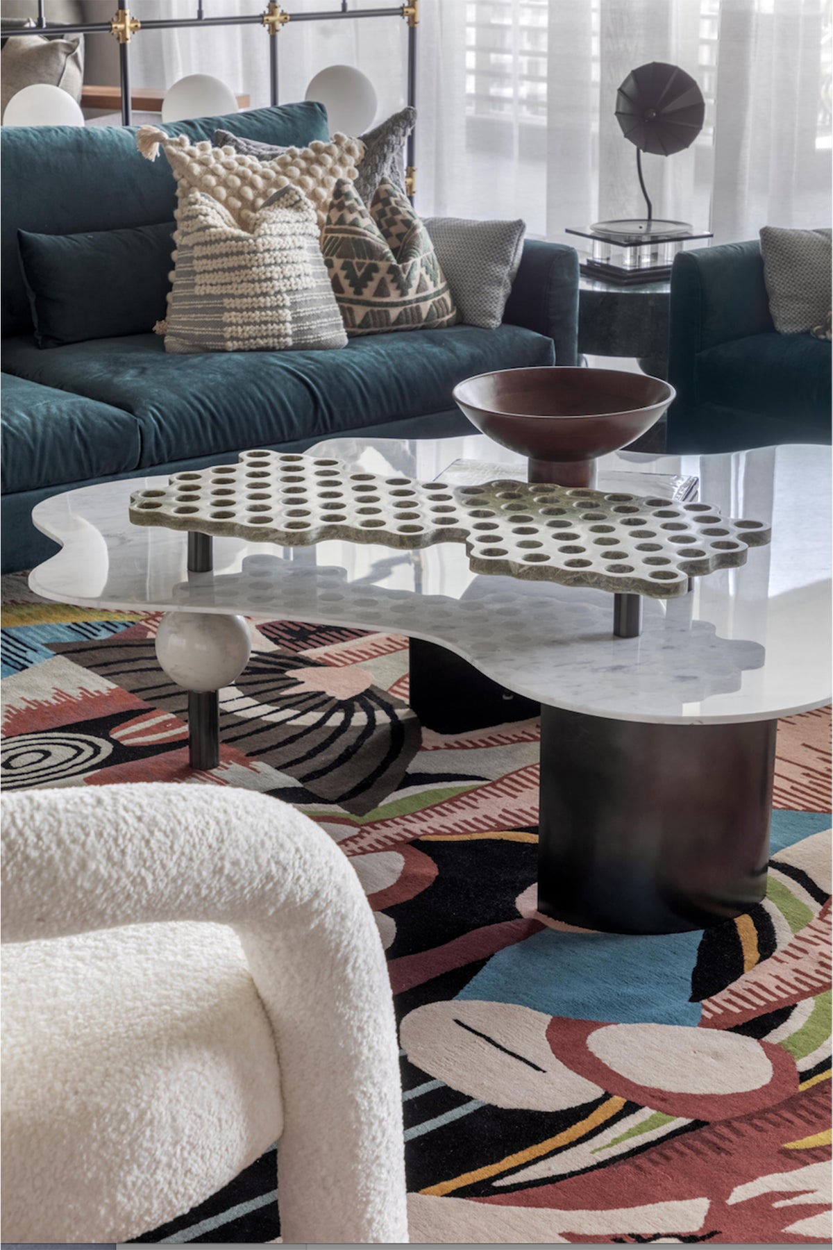 Nomadic Odyssey 100% New Zealand wool Rug