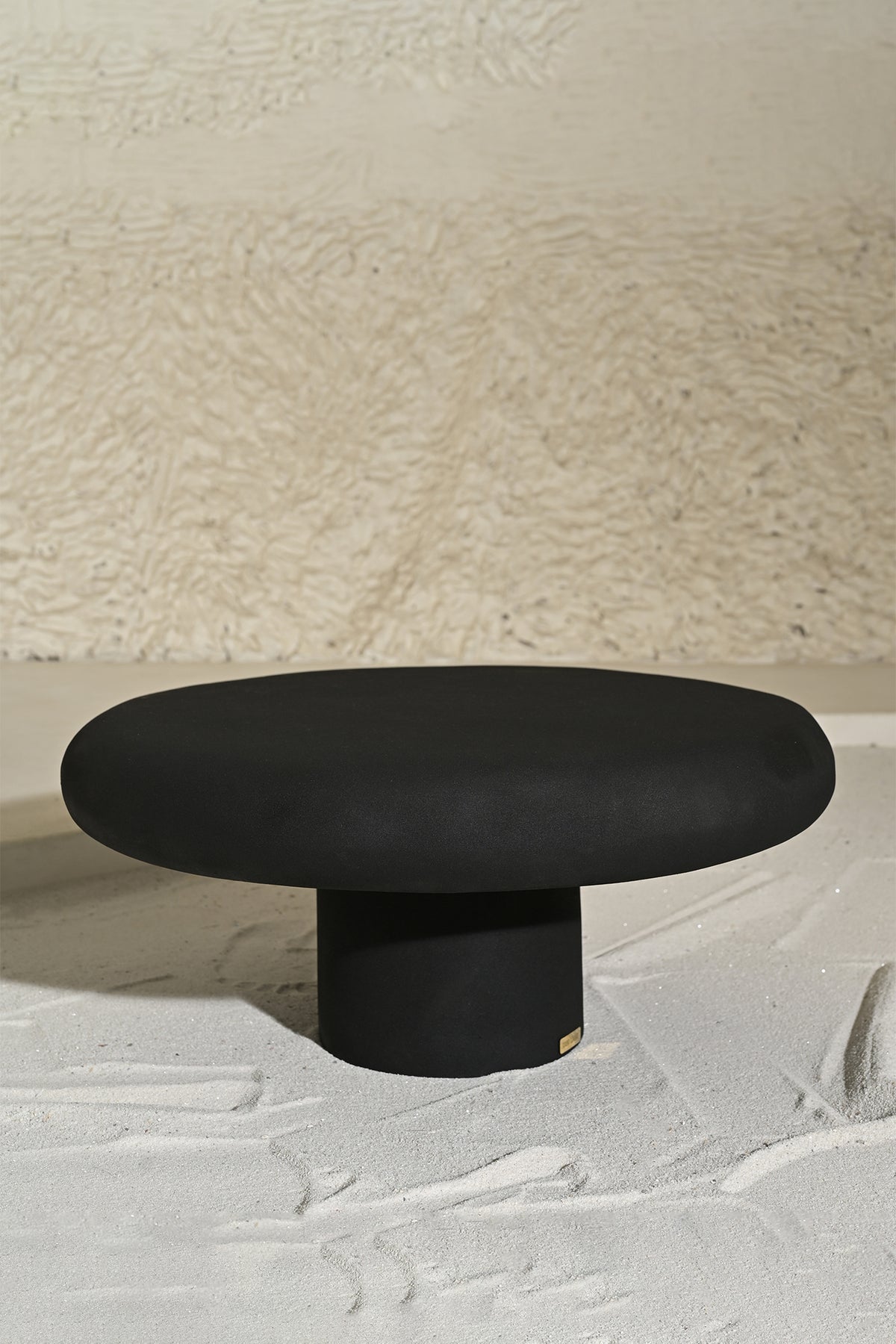 Chattra Coffee Cast Aluminium Black Table