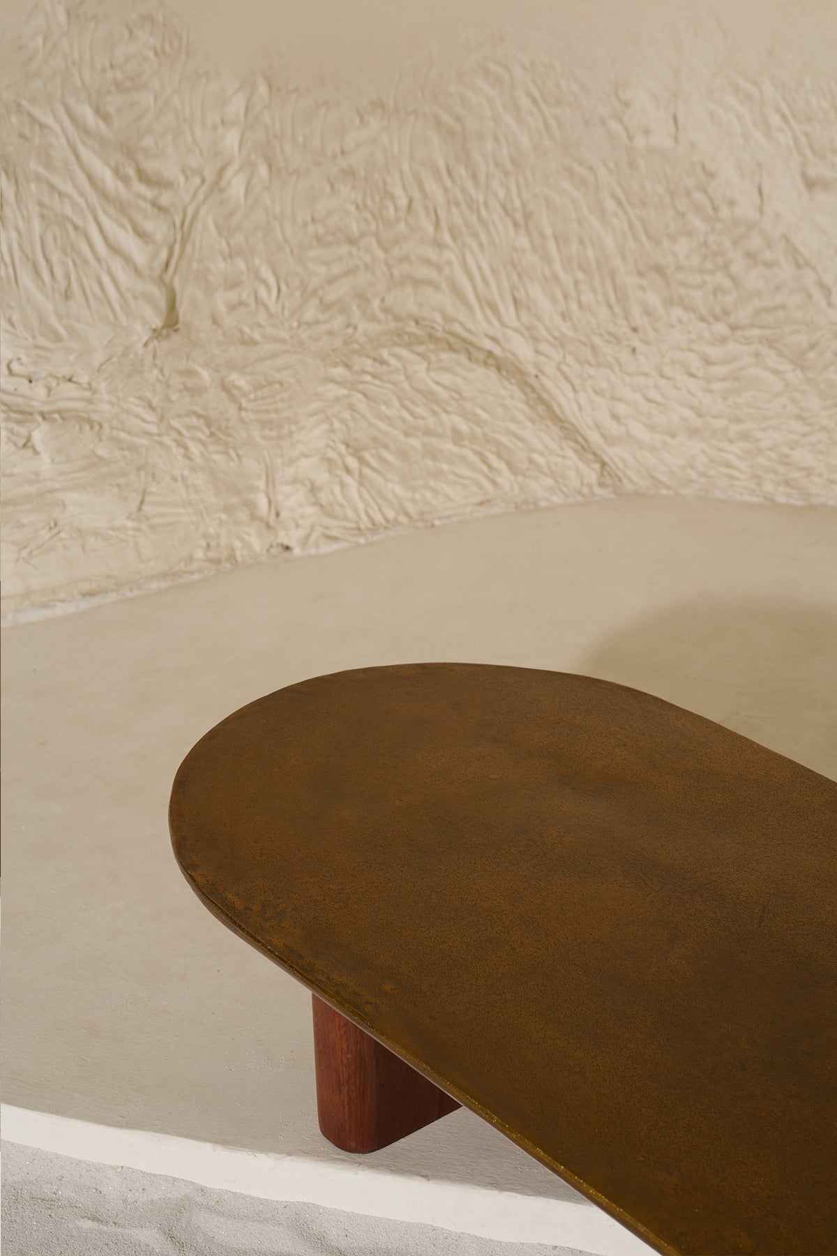 Mir Coffee Cast Aluminiun Gold Table