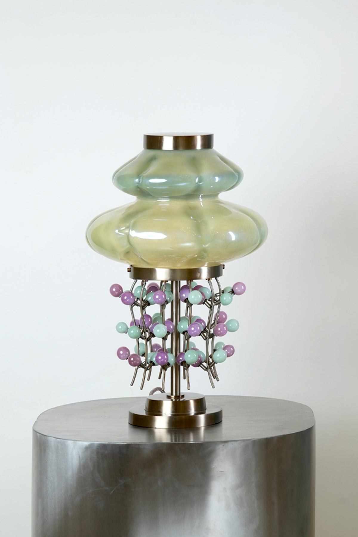 Toran Handblown glass Jade Lamp