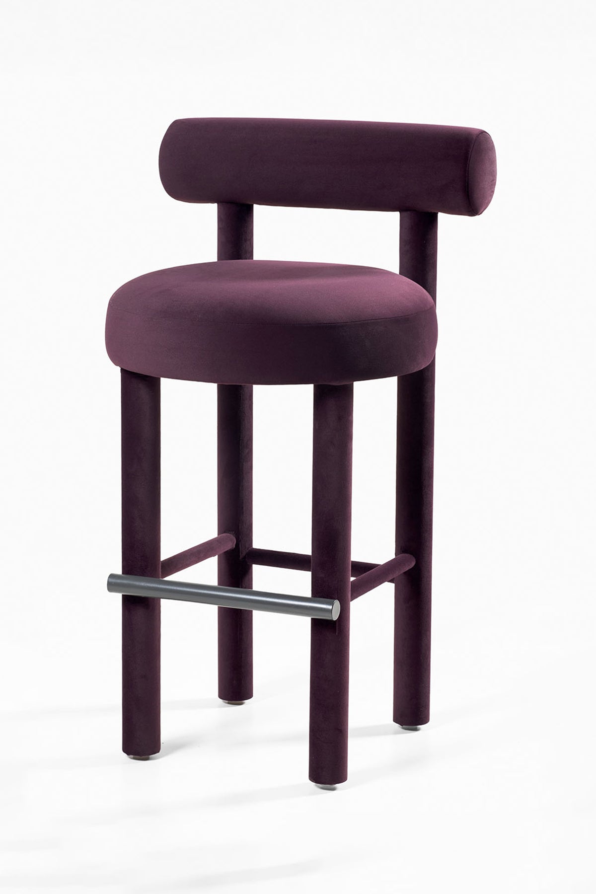 Ollie Bar Steem beech wood Voilet Stool