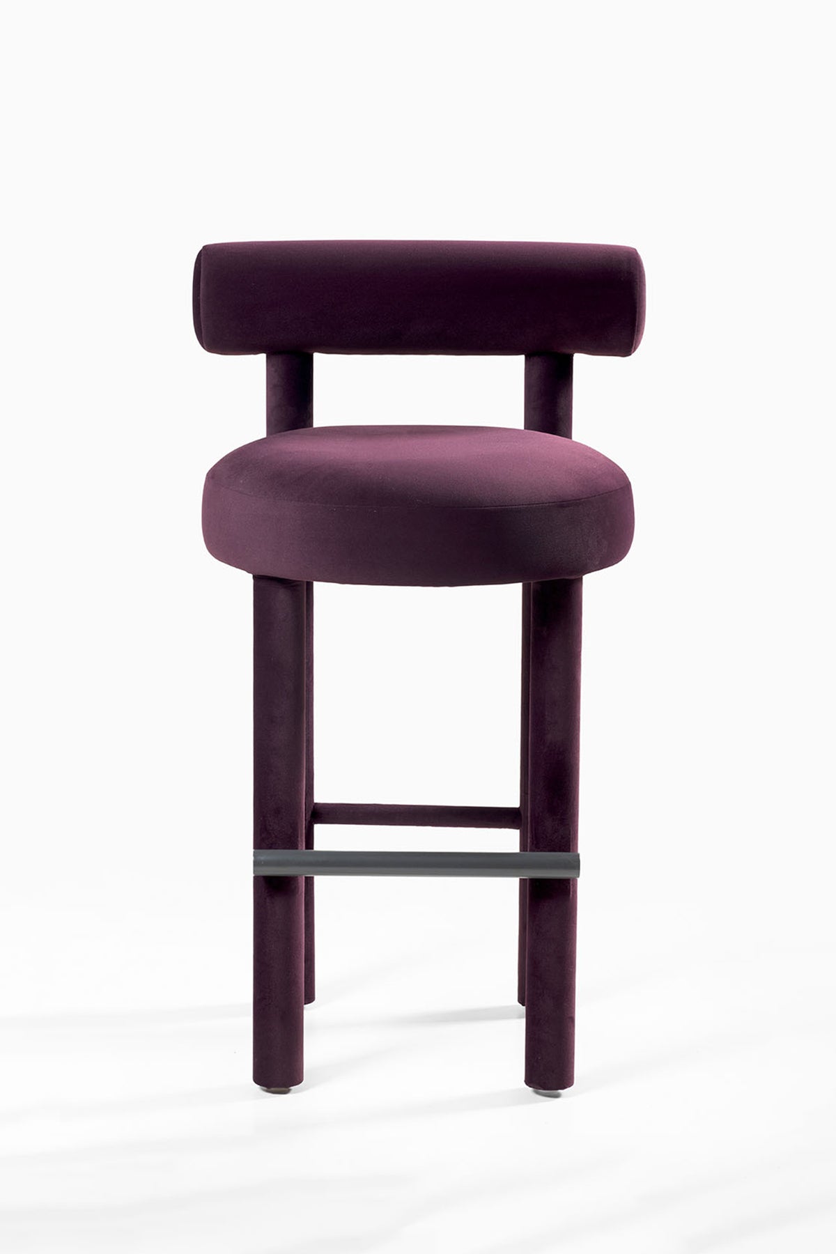 Ollie Bar Steem beech wood Voilet Stool