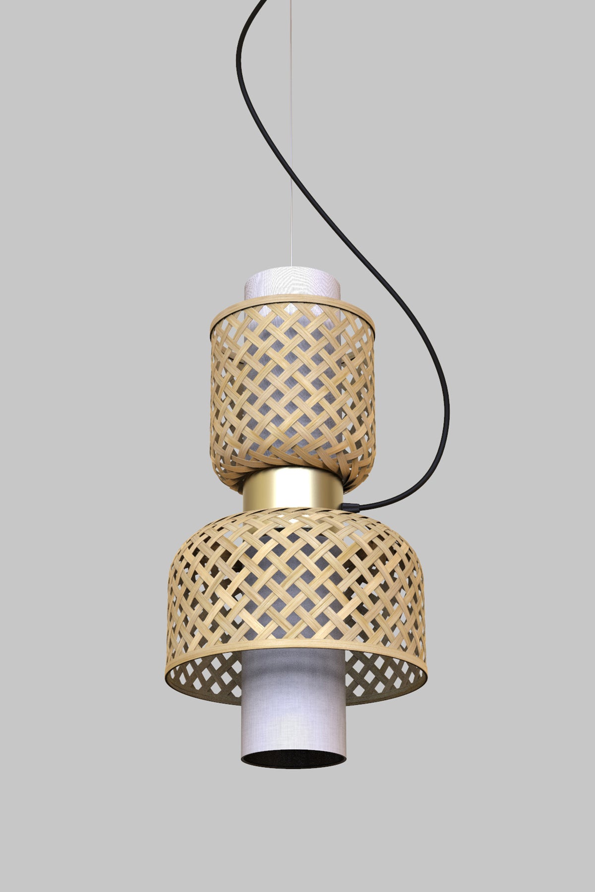 Mianzi Metamorphosis Pendant Bamboo Natural Lamp H-016DB