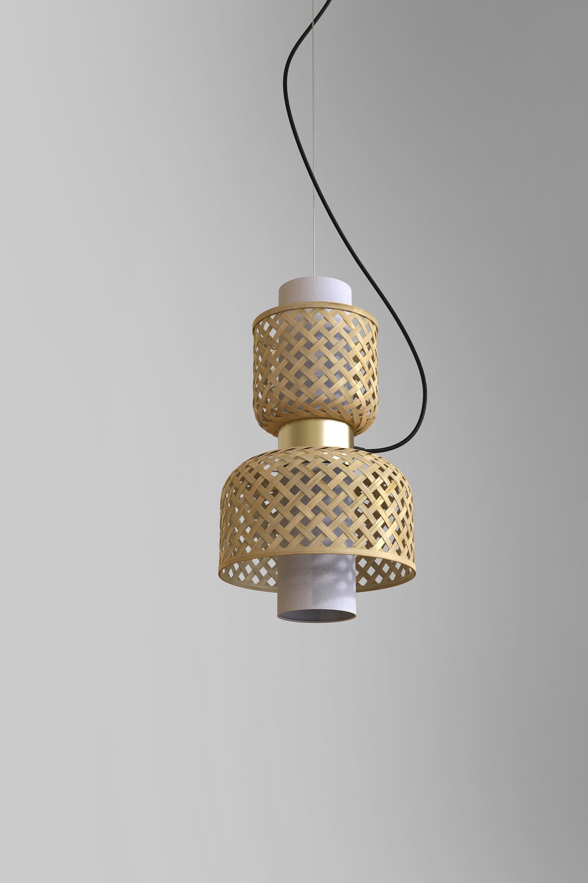 Mianzi Metamorphosis Pendant Bamboo Natural Lamp H-016DB