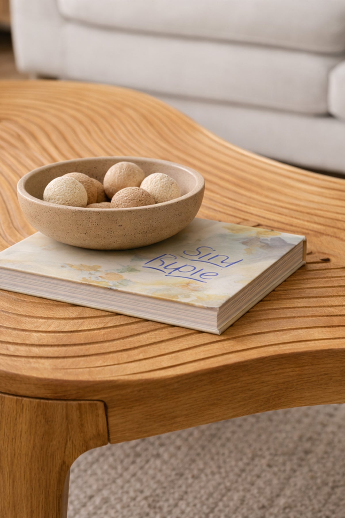 Amalfi Wood Nautral Centre table
