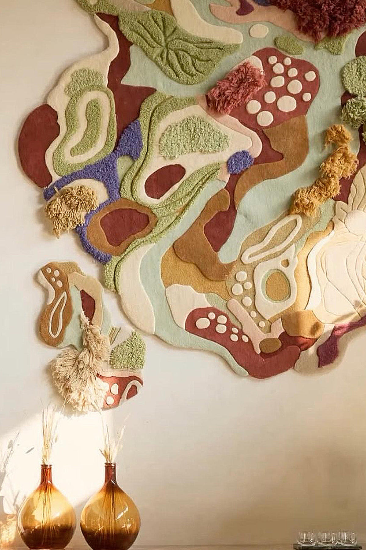 Earth's canvas 100% New Zealand wool wall rug