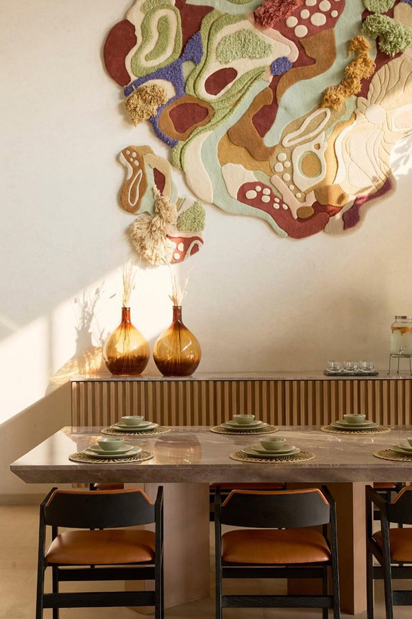 Earth's canvas wall rug