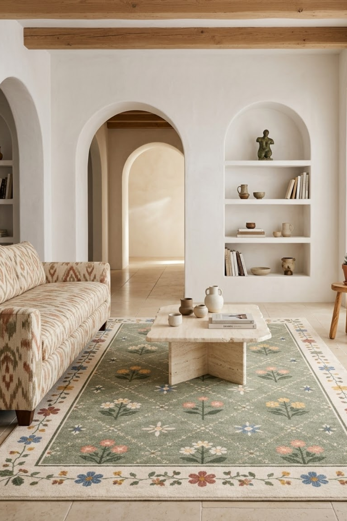 Woolen Handtufted Carpet_ Phool Vatika