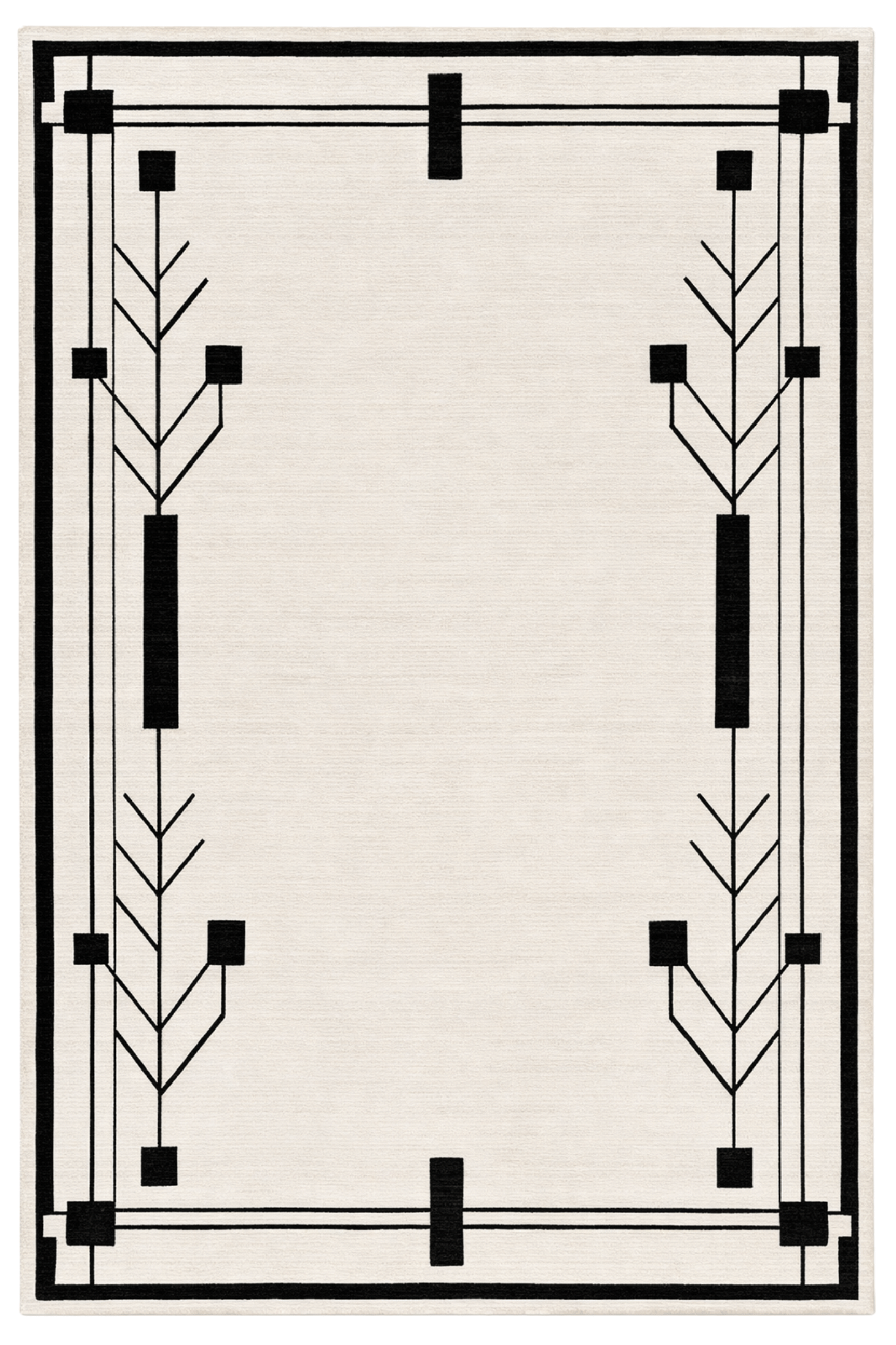 Woolen Handtufted Carpet_ Prairie Frame