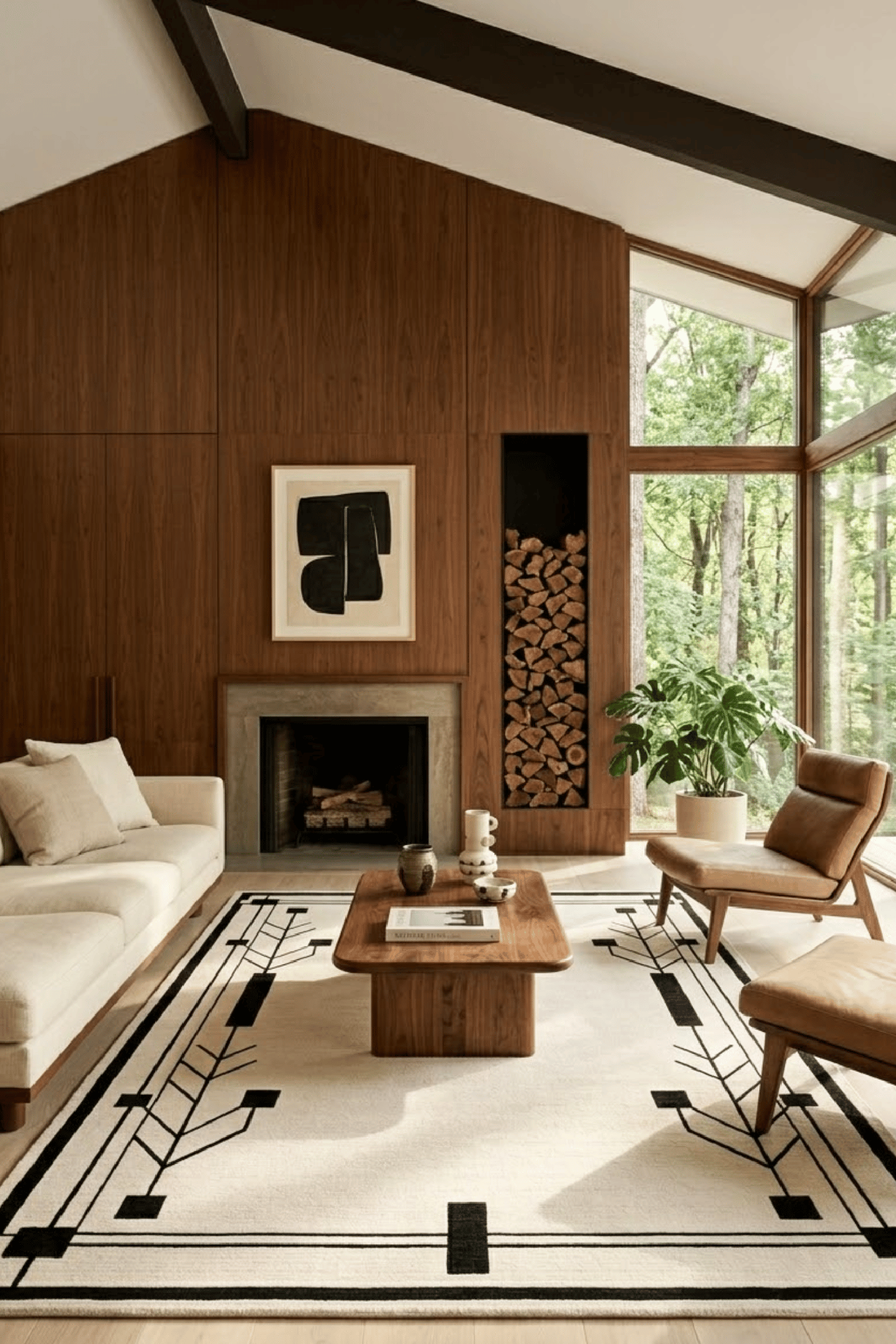 Woolen Handtufted Carpet_ Prairie Frame